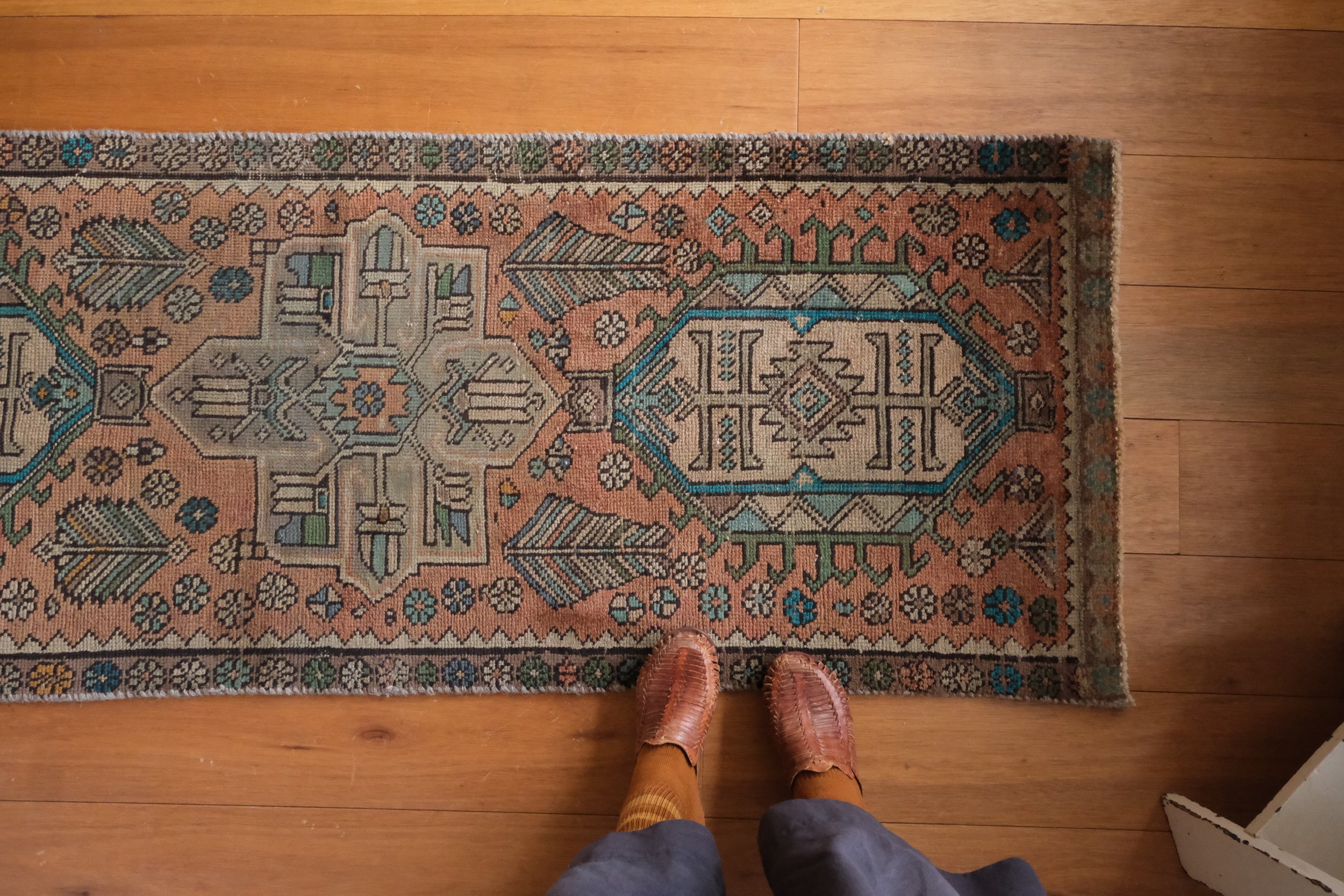 the vintage persian runner rug