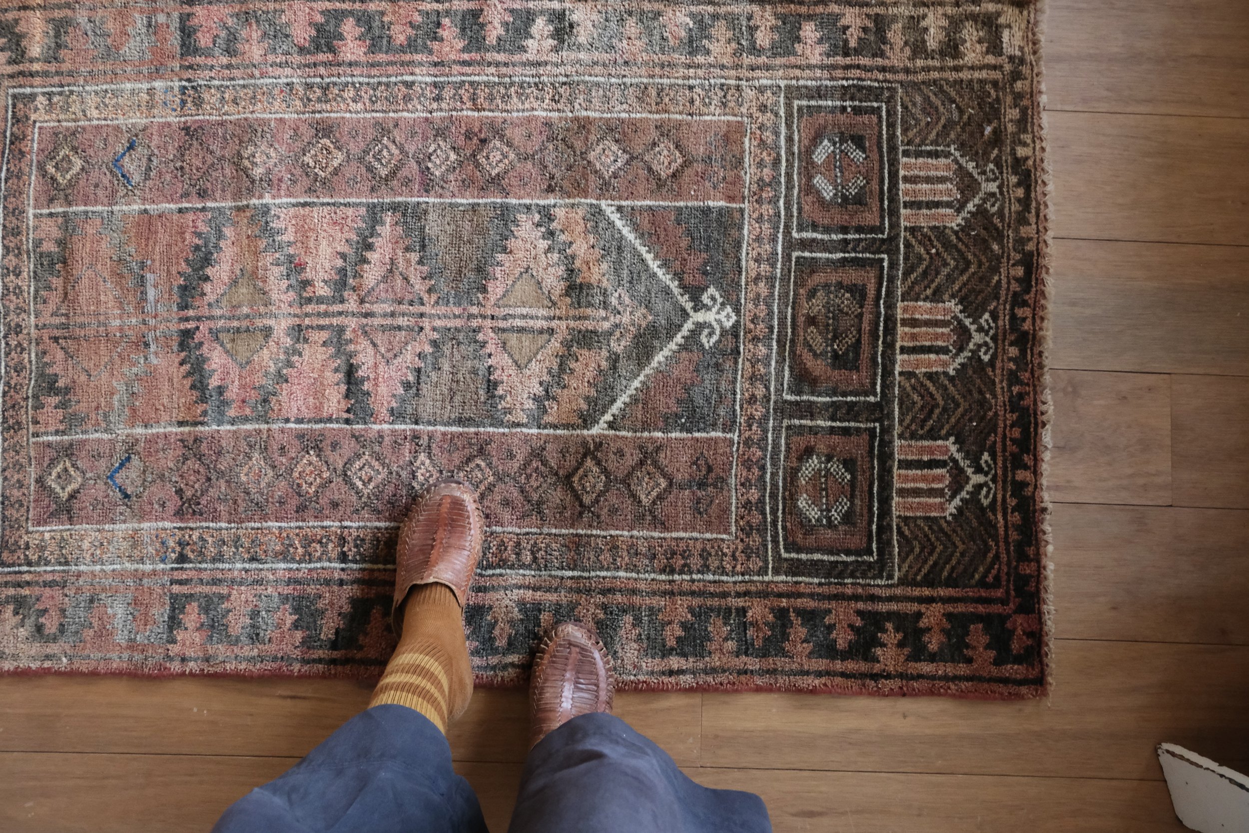 vintage balouch rug