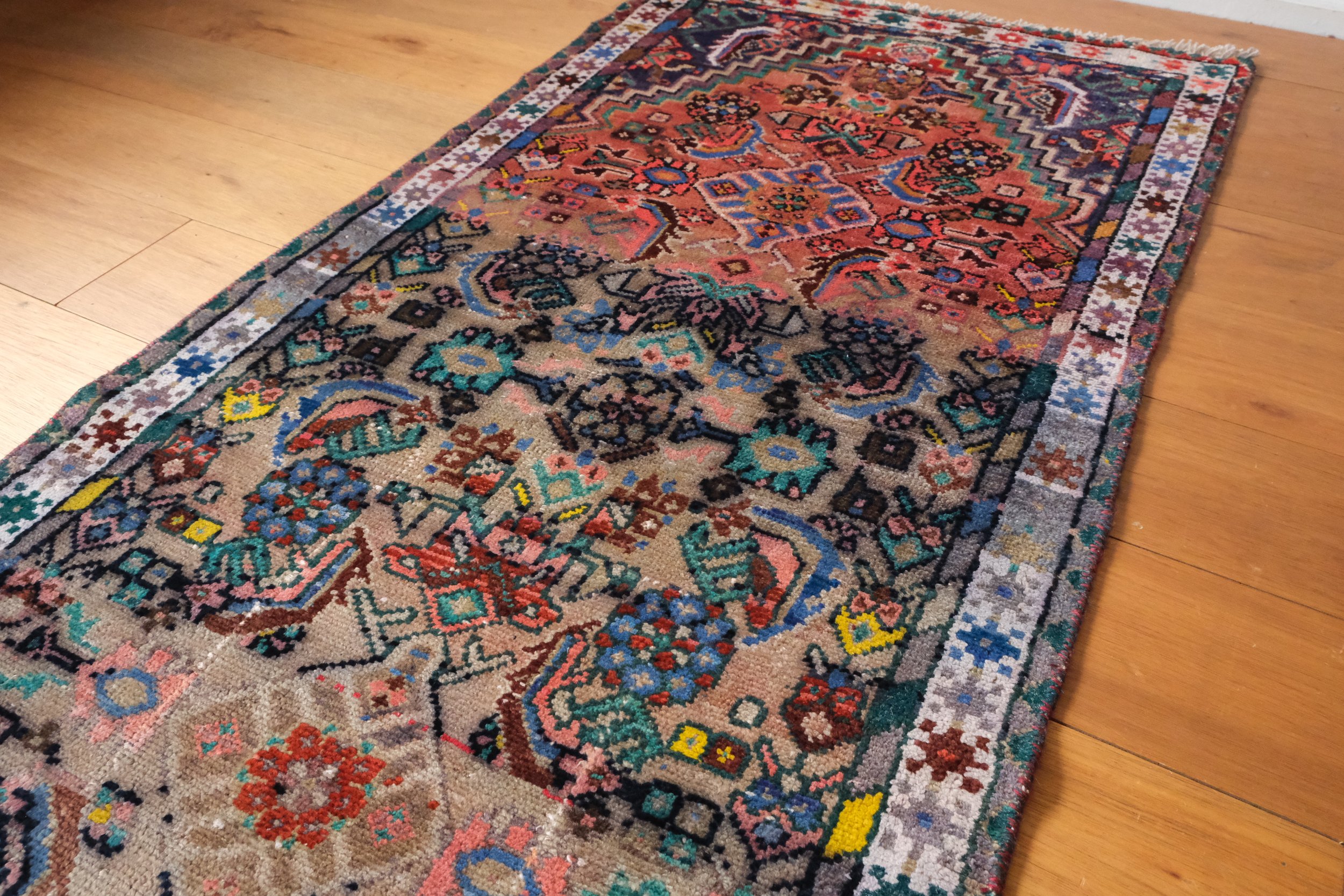 the pile of the rug
