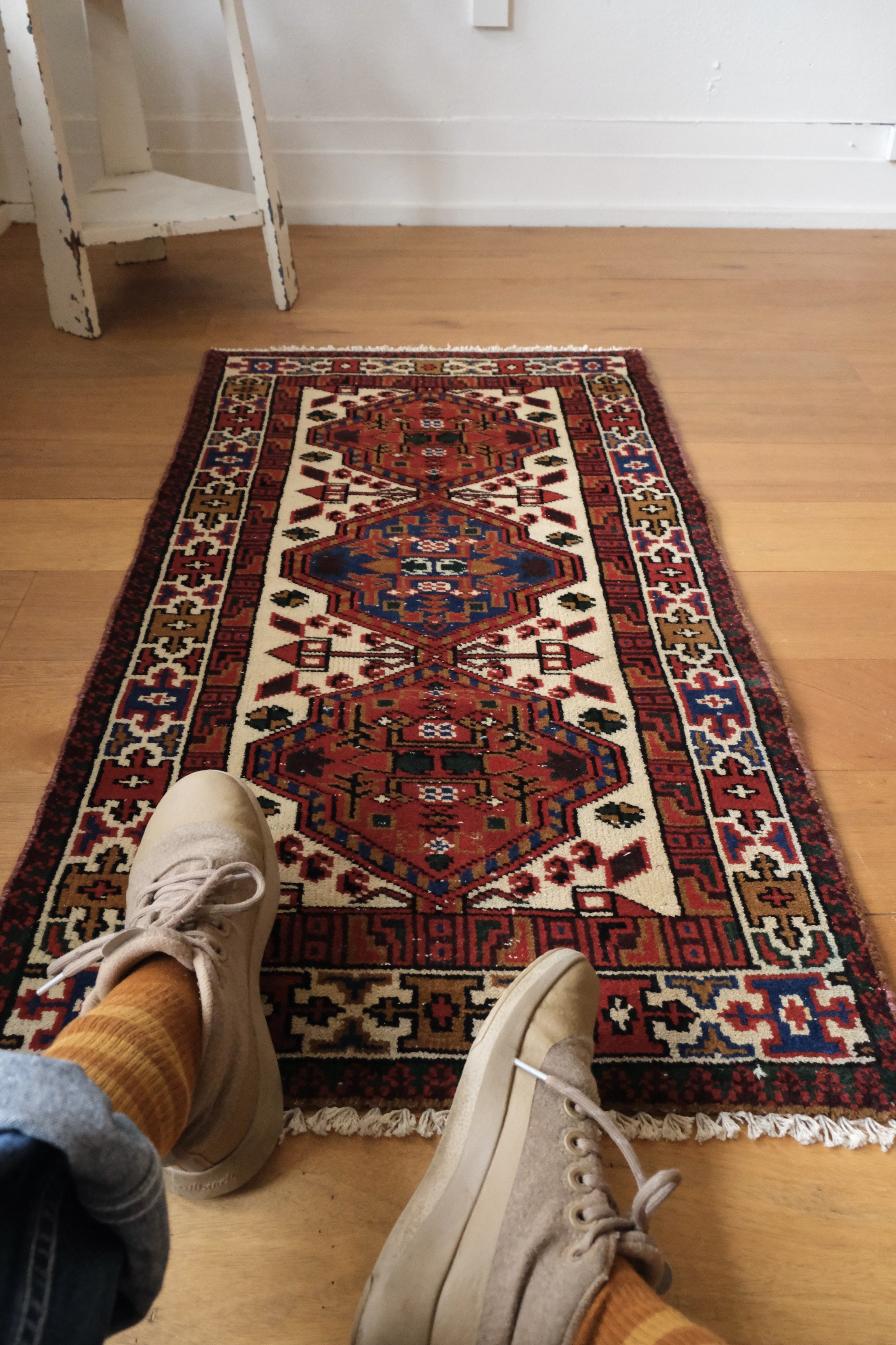 a petite vintage runner rug