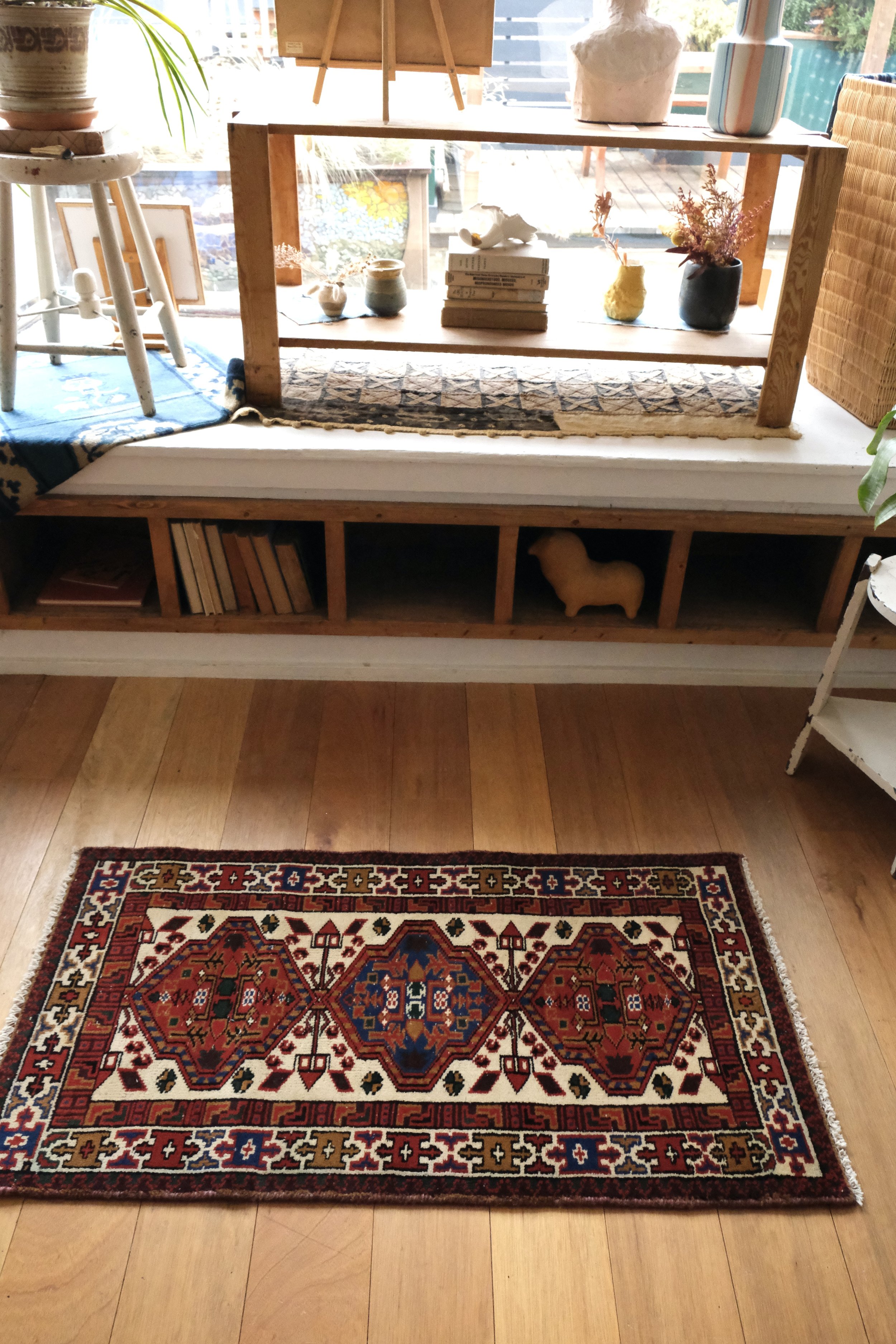 vintage persian shiraz rug