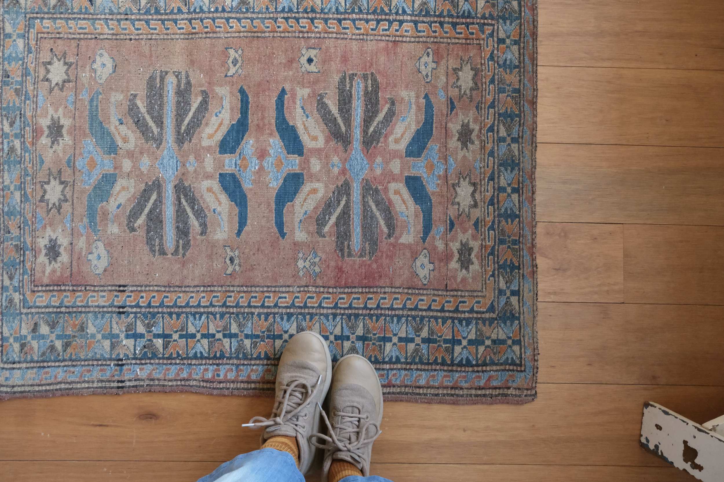 overhead shot to show geometric design