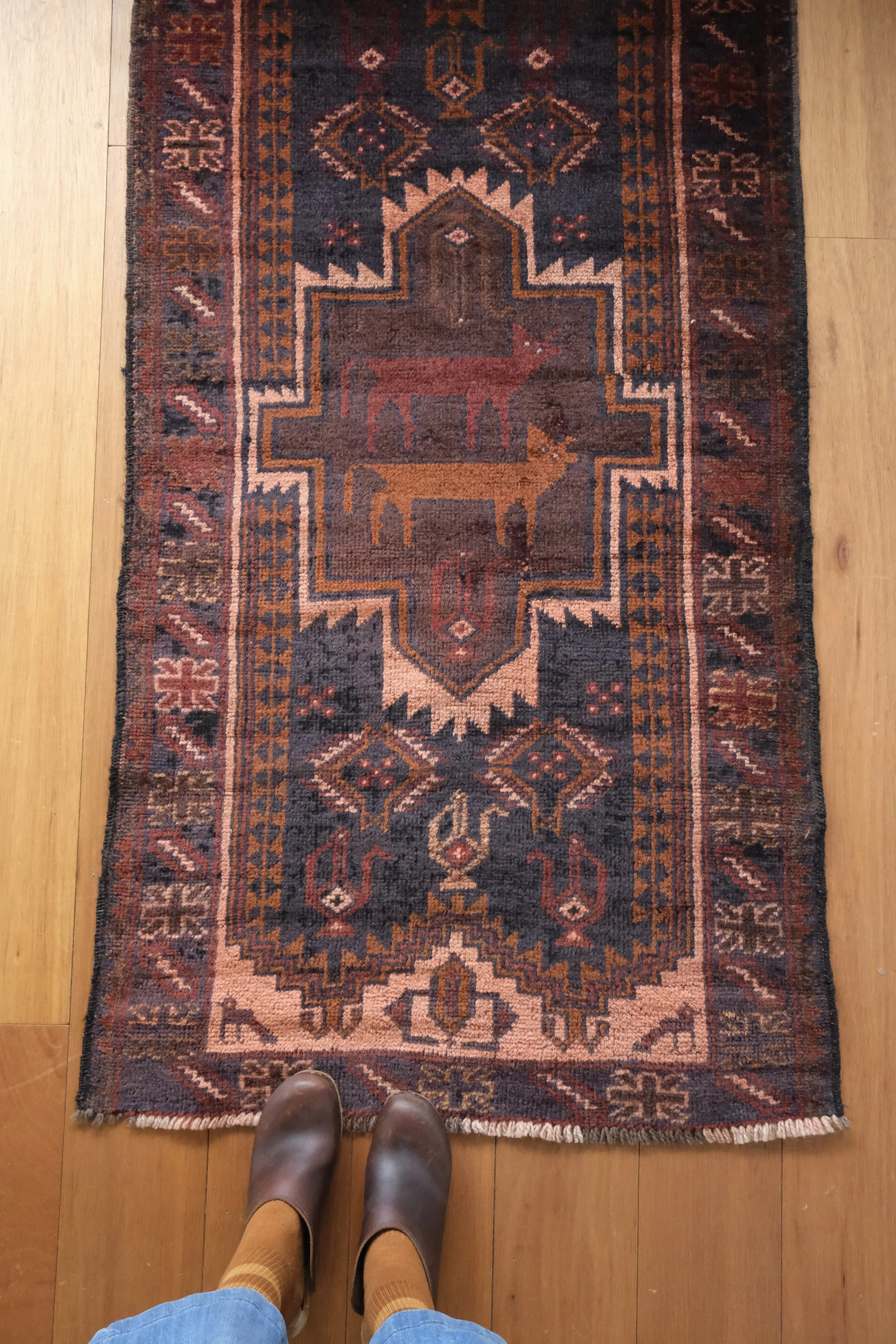 vintage balouch rug