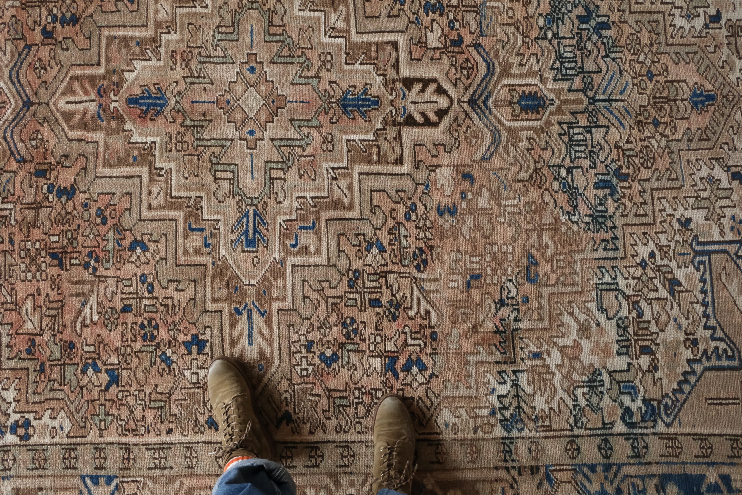 vintage Heriz rug