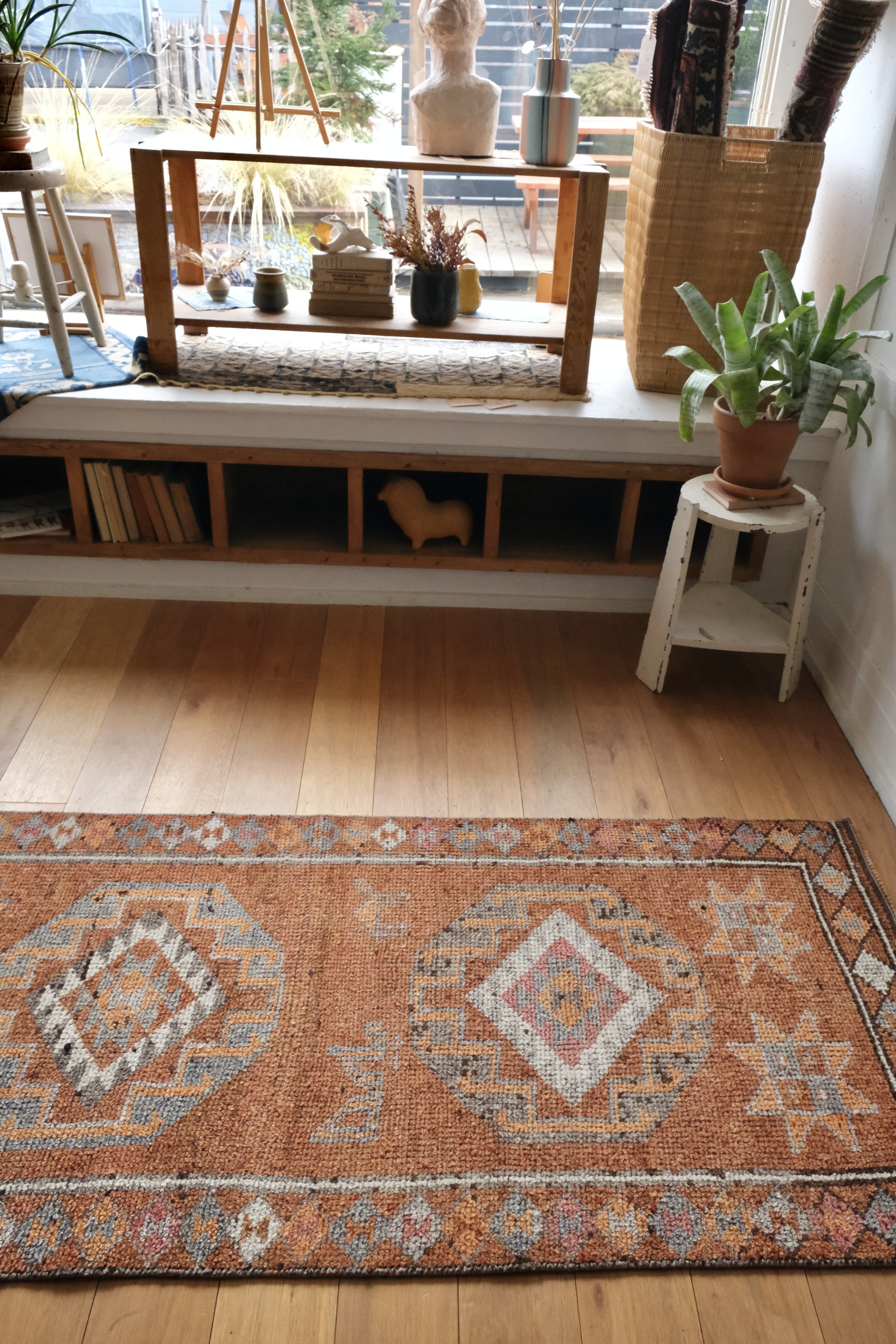 vintage turkish runner rug