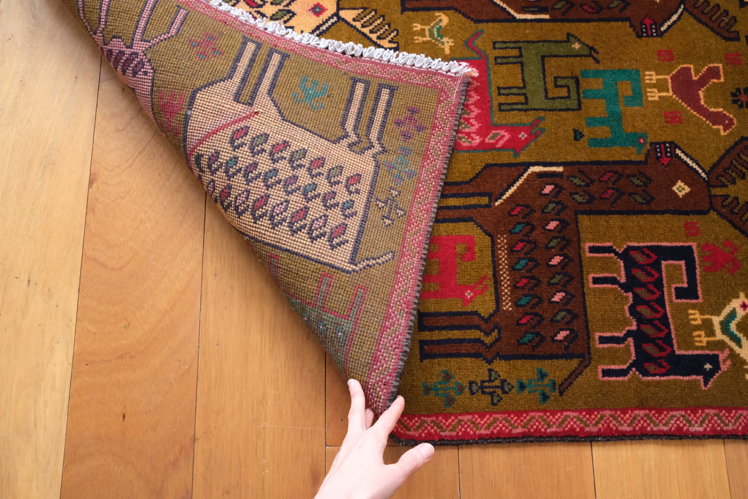 hand knotted