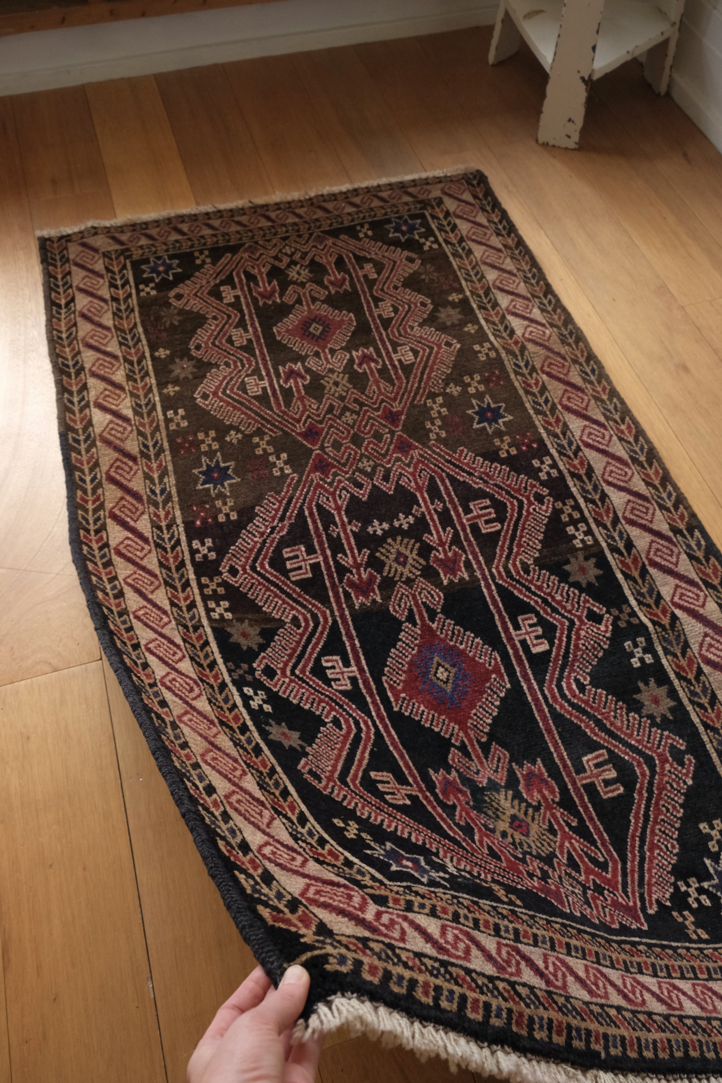 vintage balouch rug