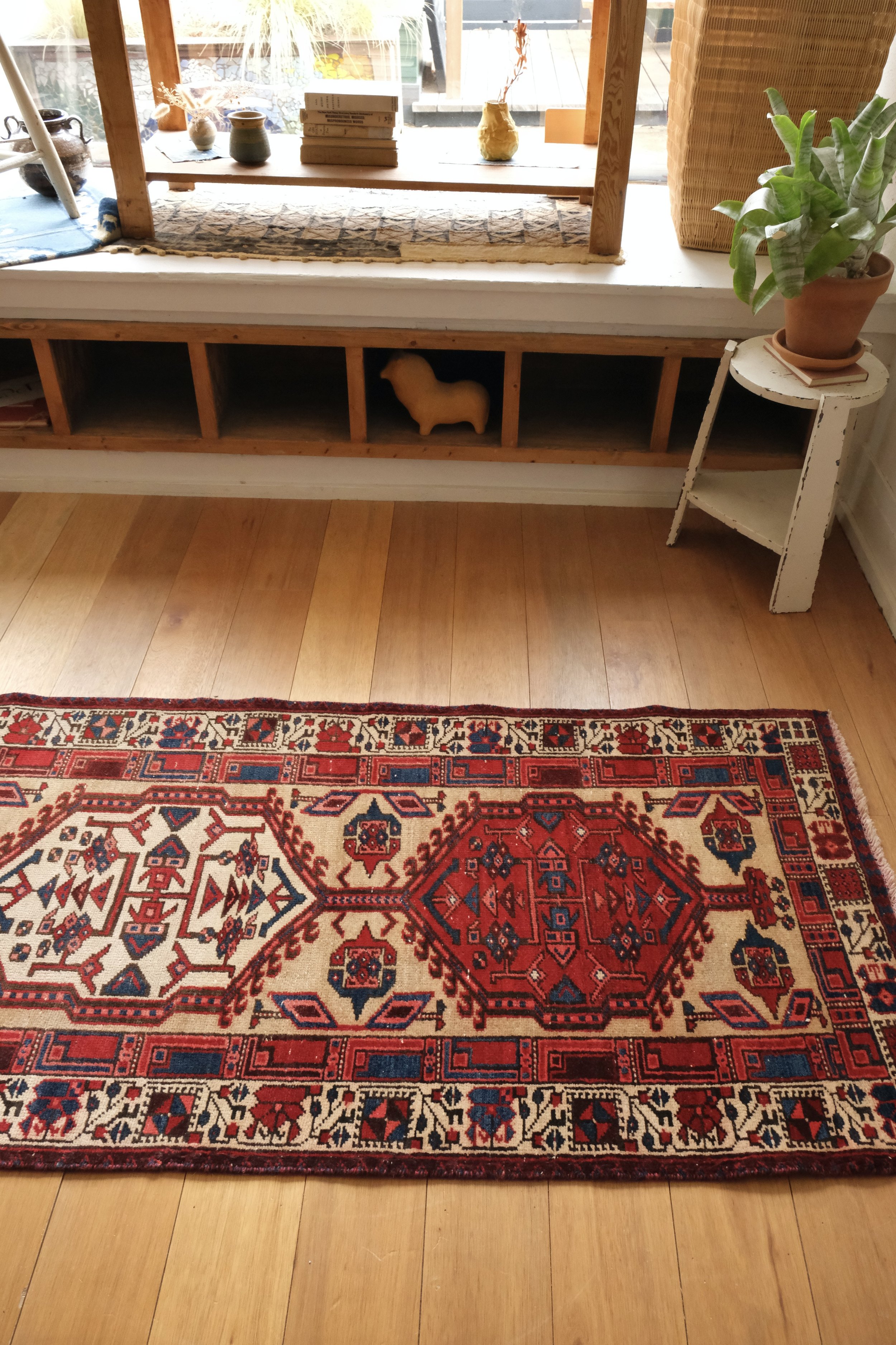 colorful vintage runner rug