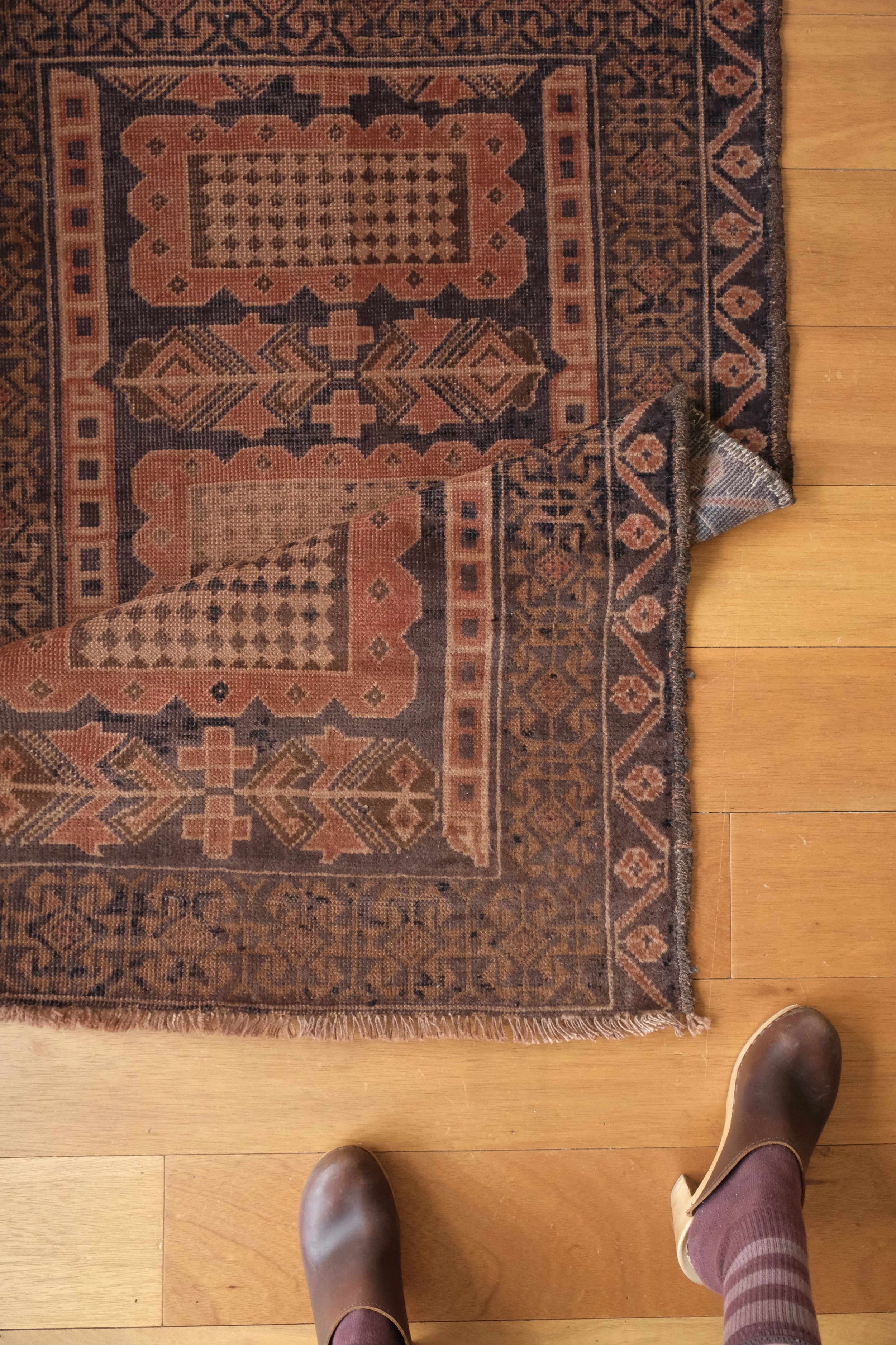 vintage wool rug