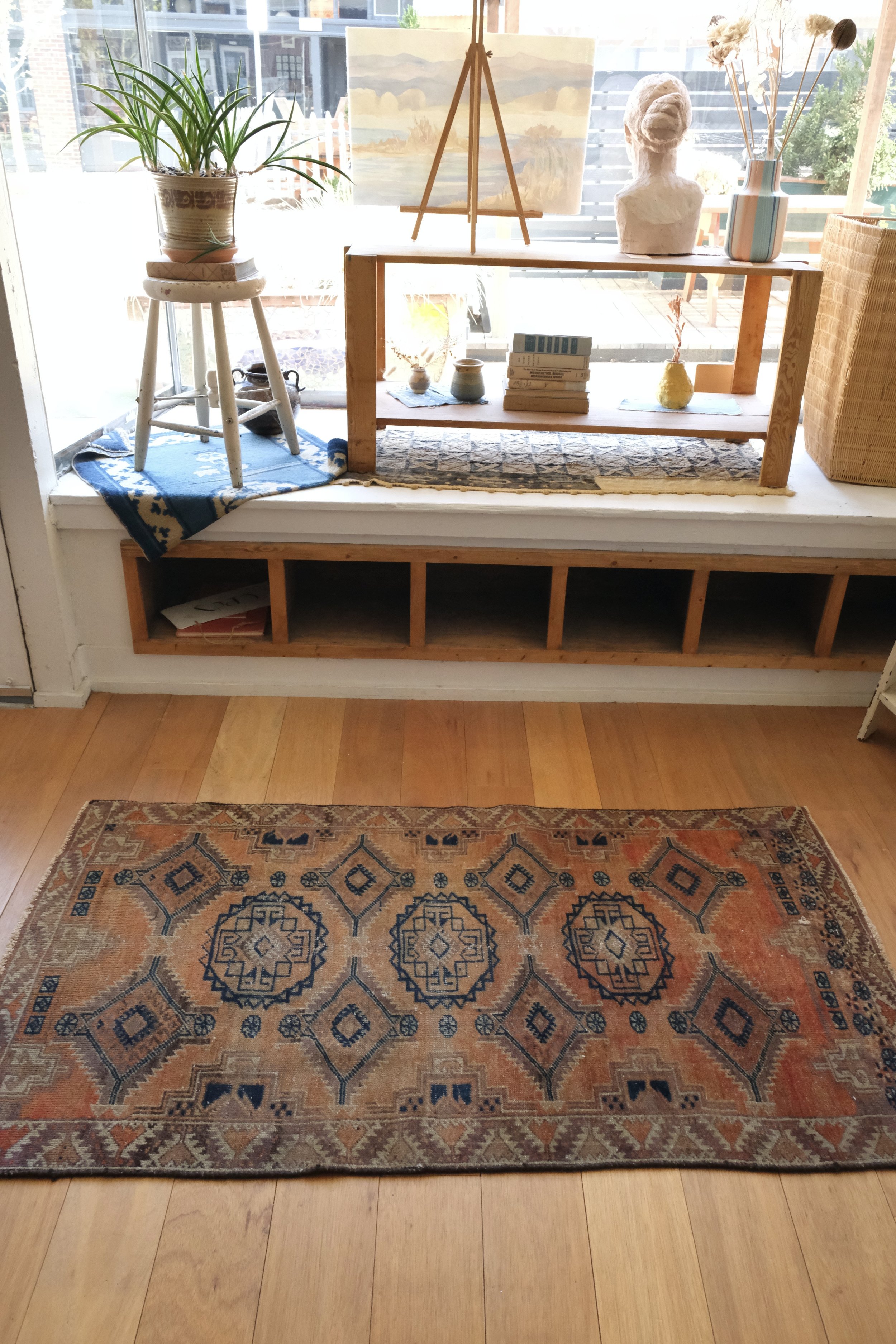 vintage turkoman rug