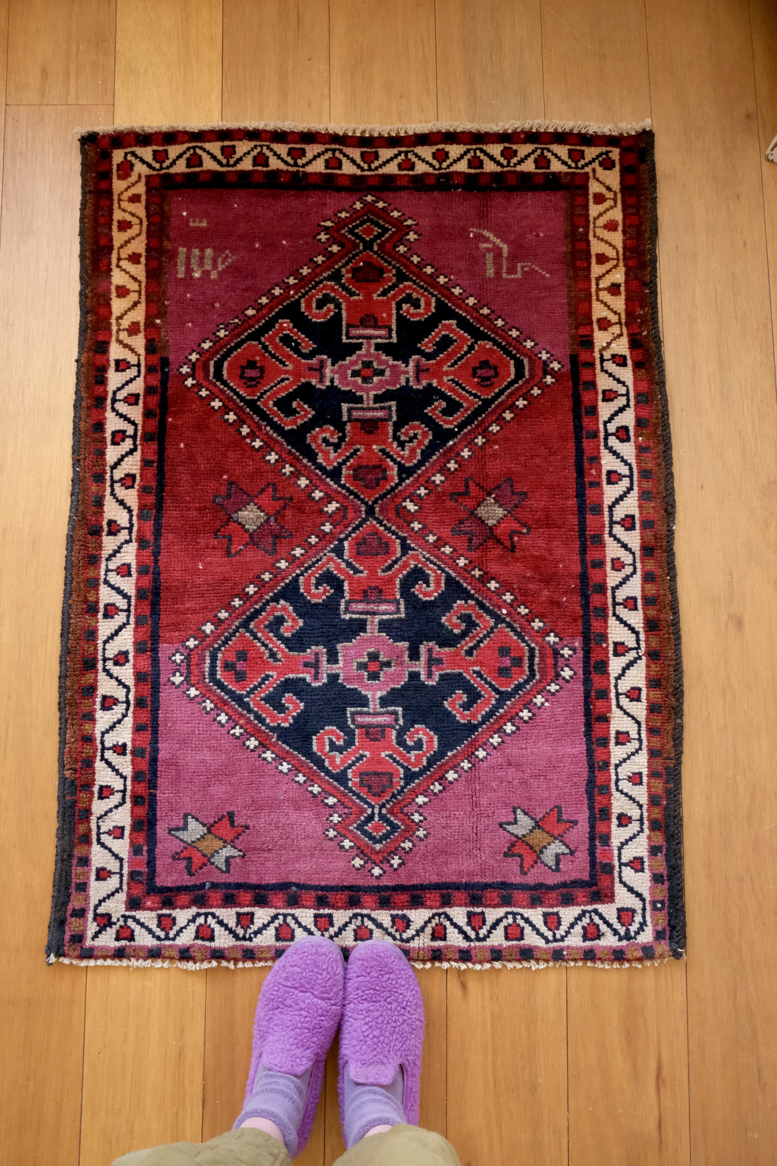 vintage medallion rug