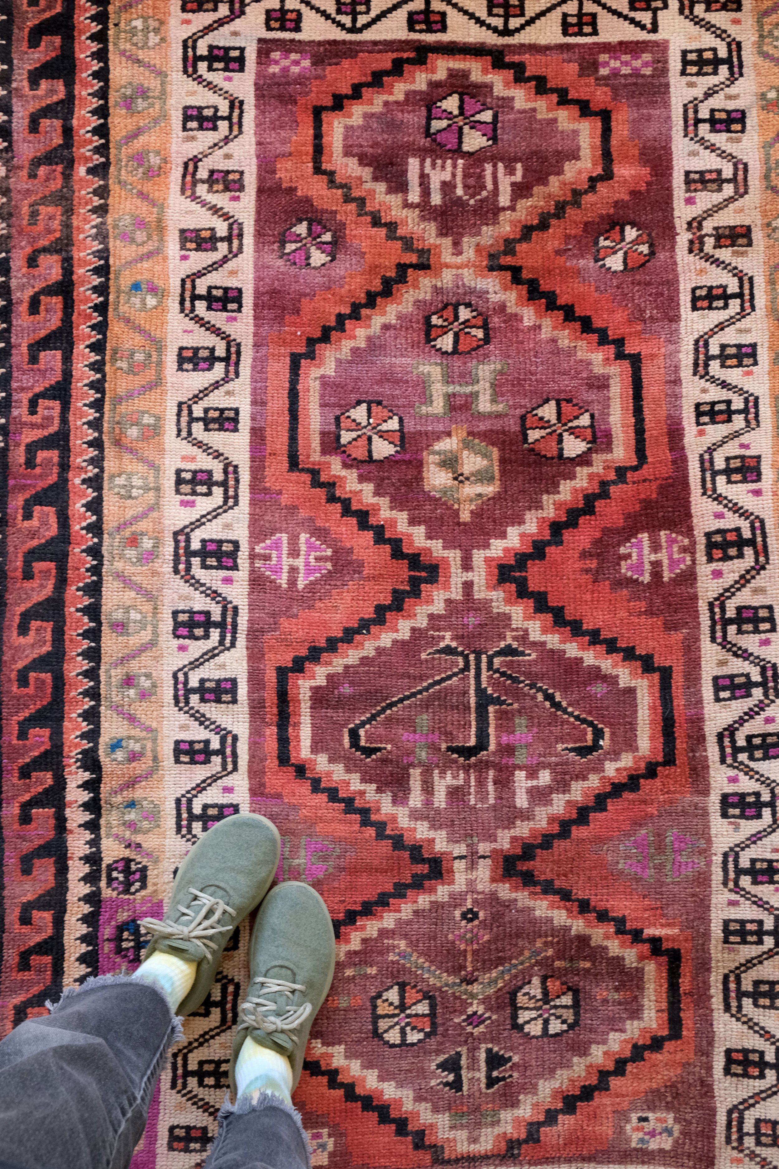 colorful vintage rugs