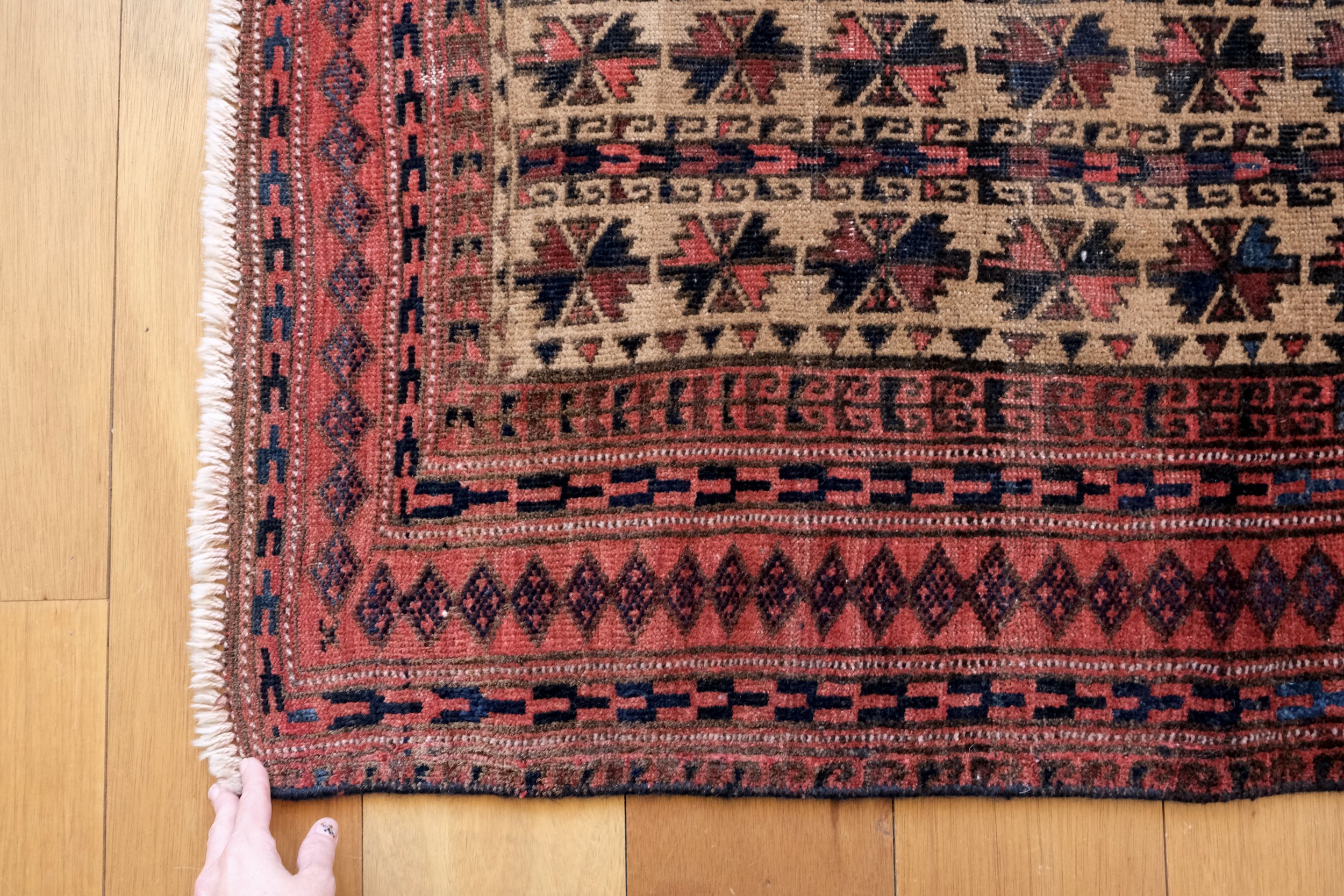 vintage hand knotted rugs