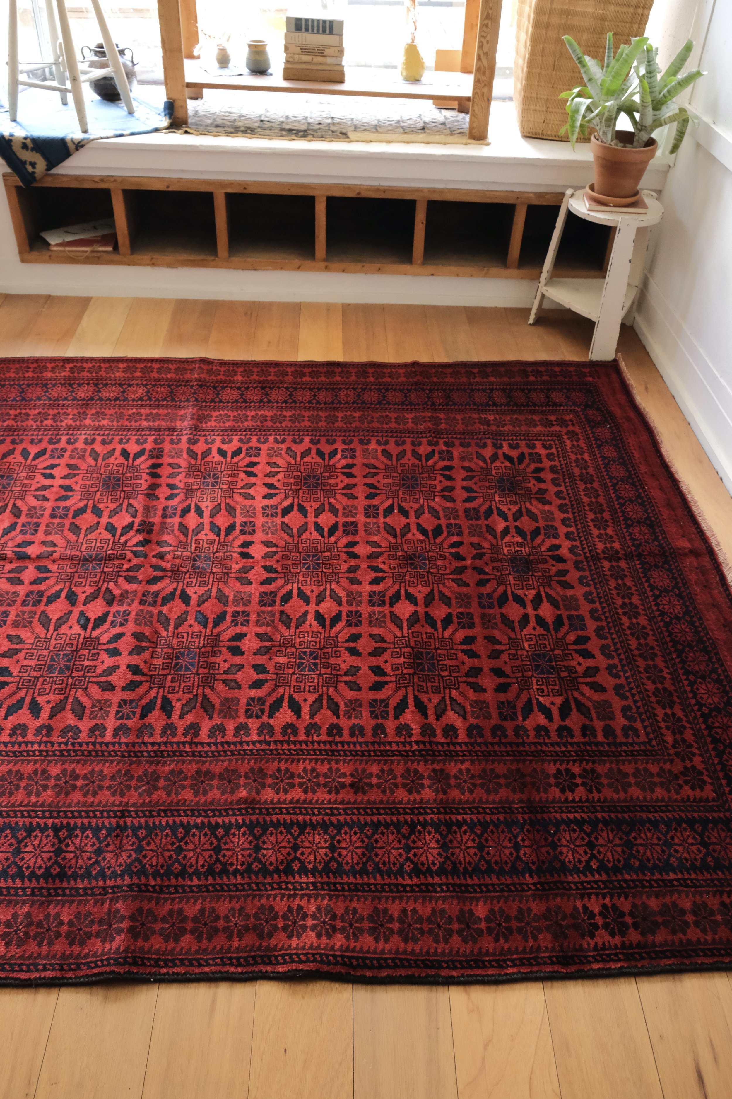 vintage turkoman rug