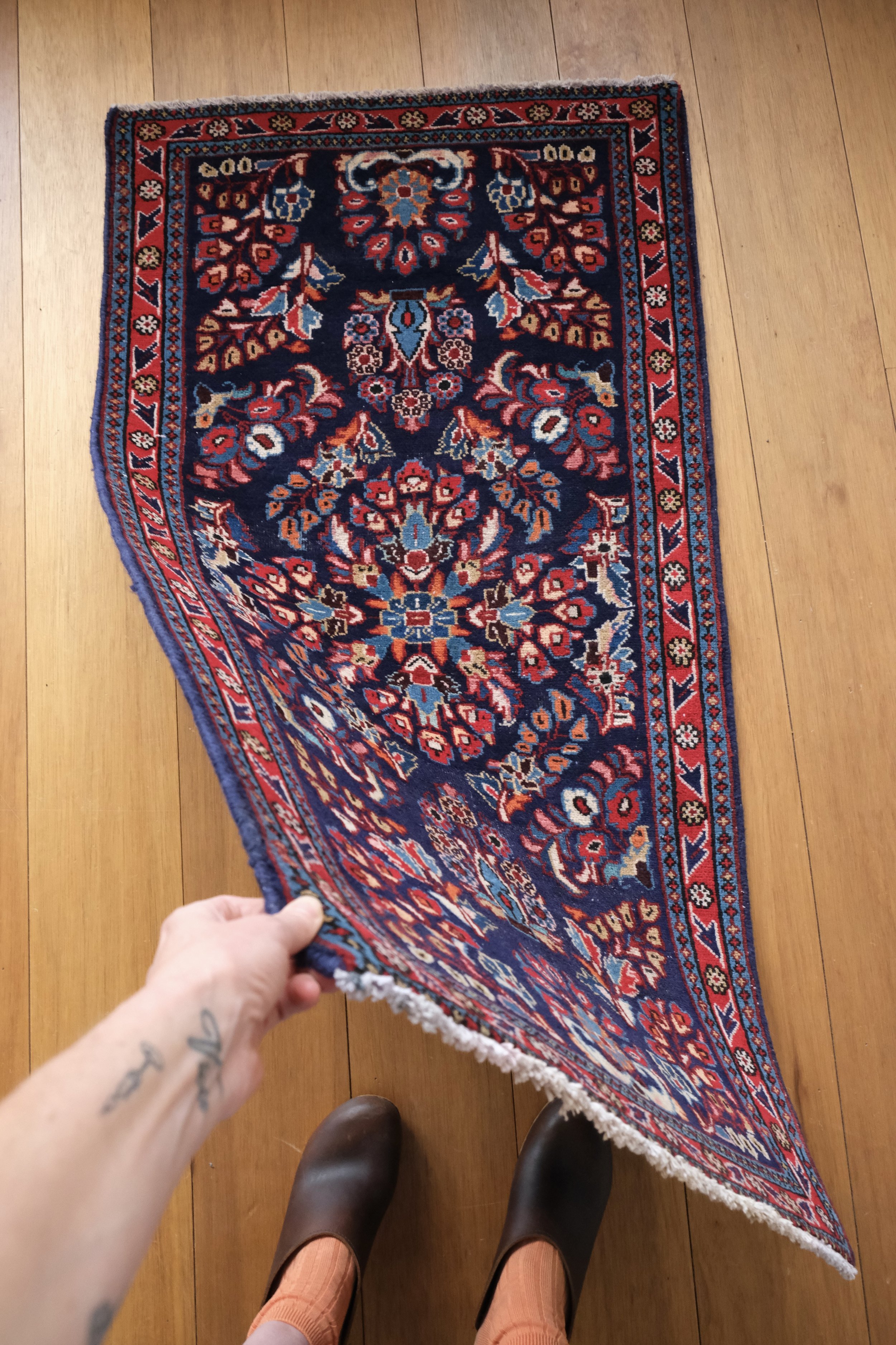 colorful vintage rugs