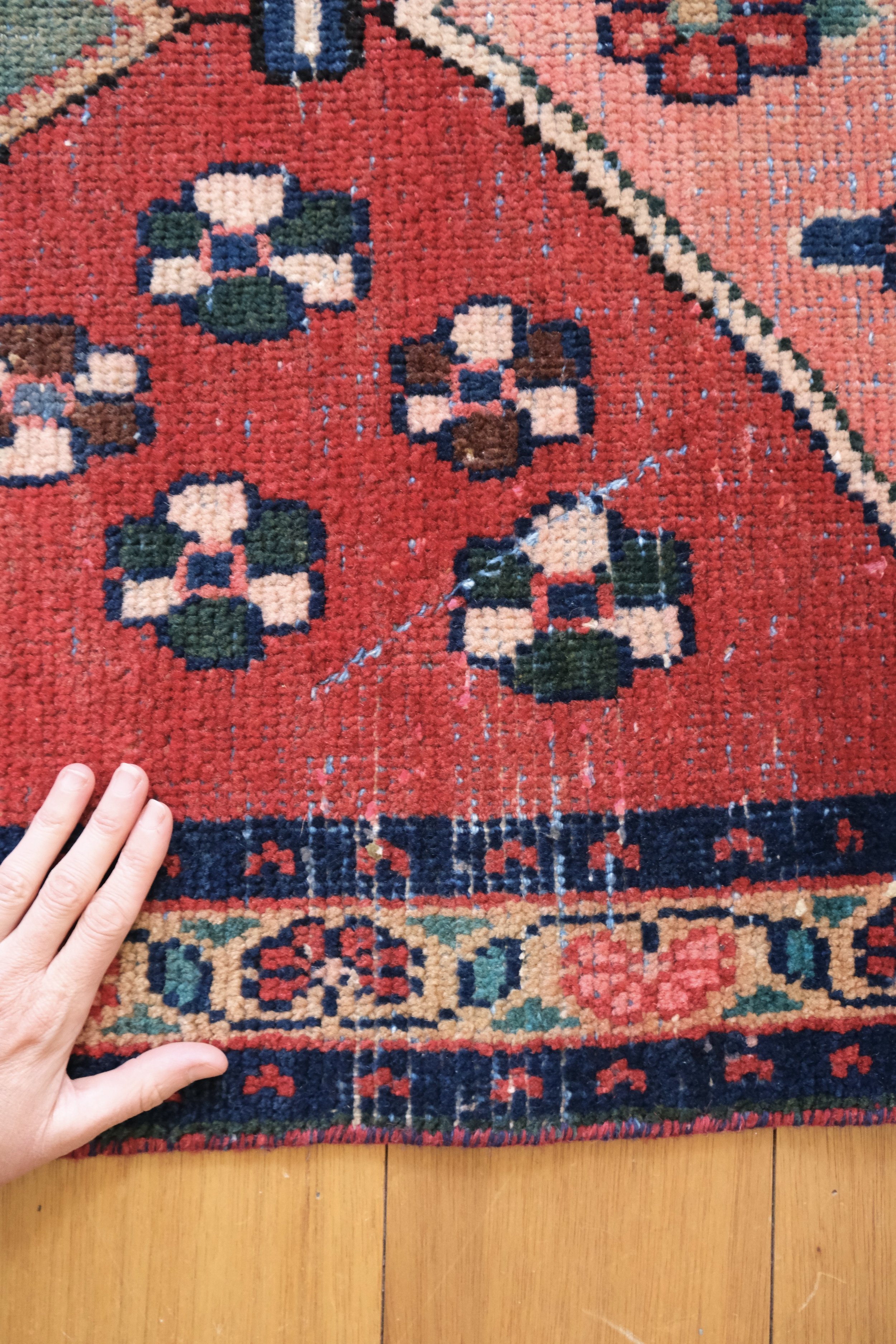 area of low pile of rug