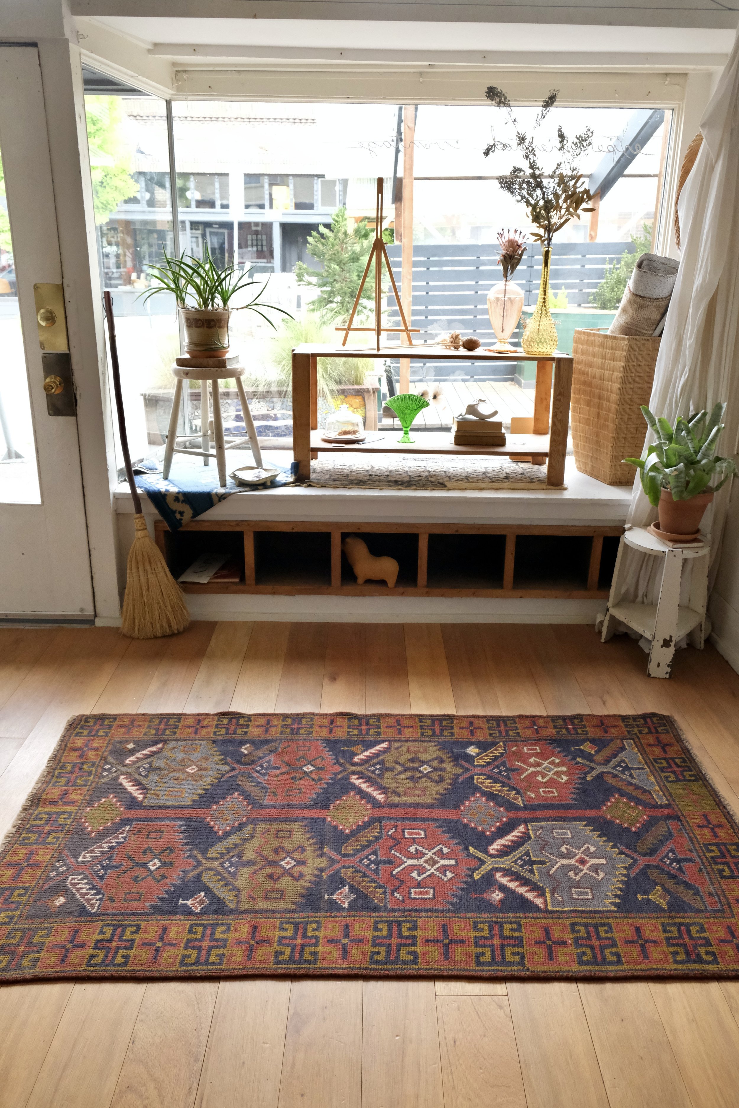 vintage turkoman kuba rug