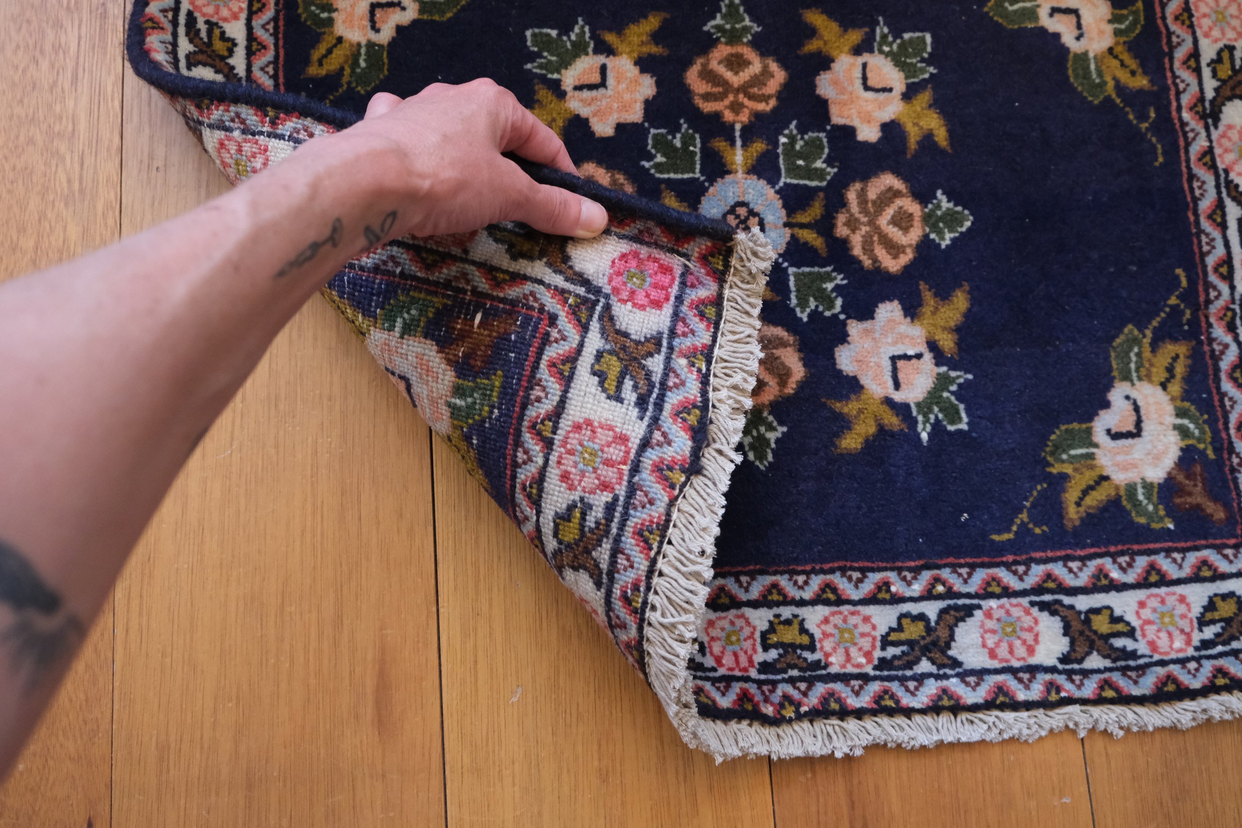hand knotted