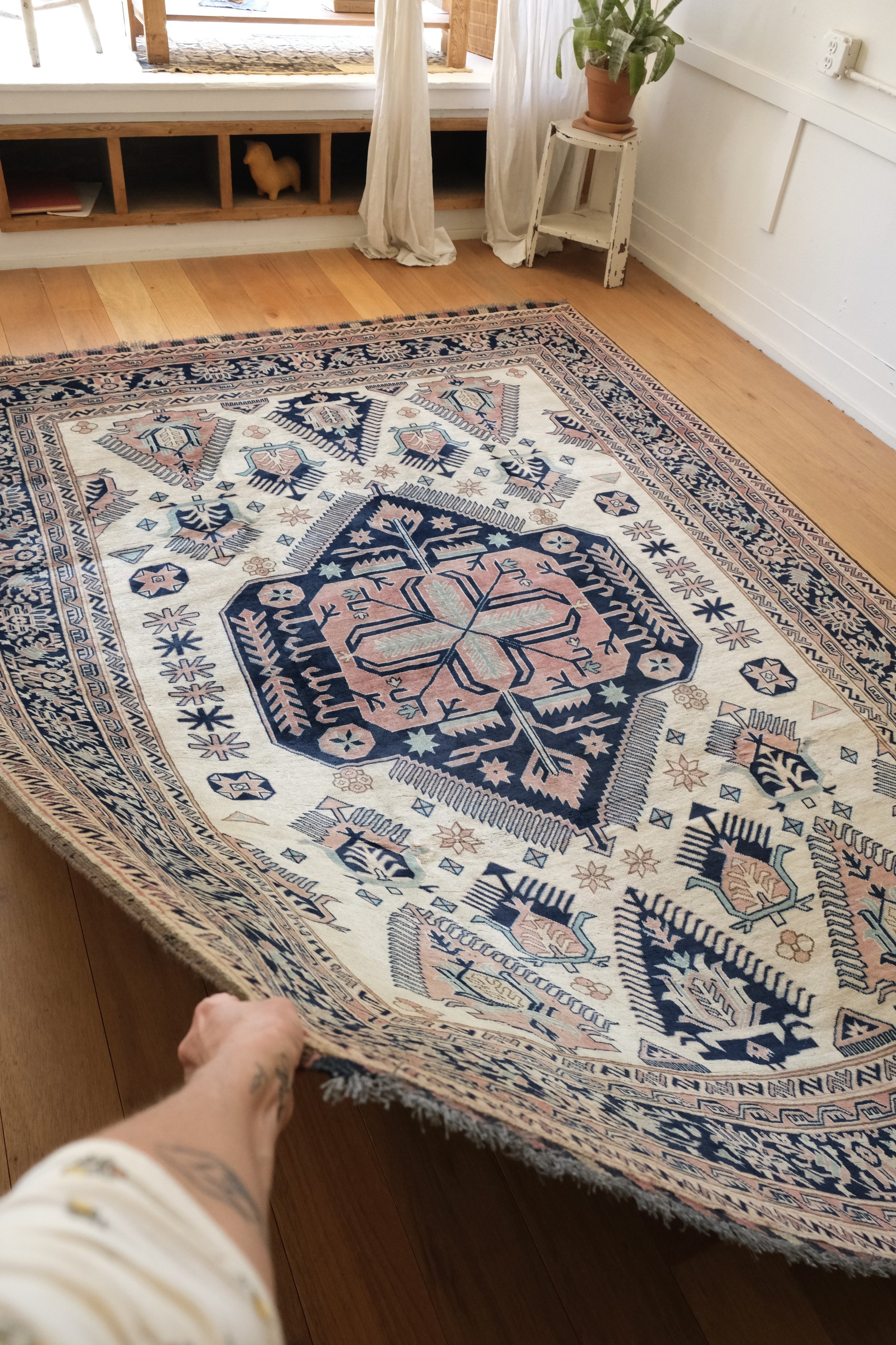 vintage area rug