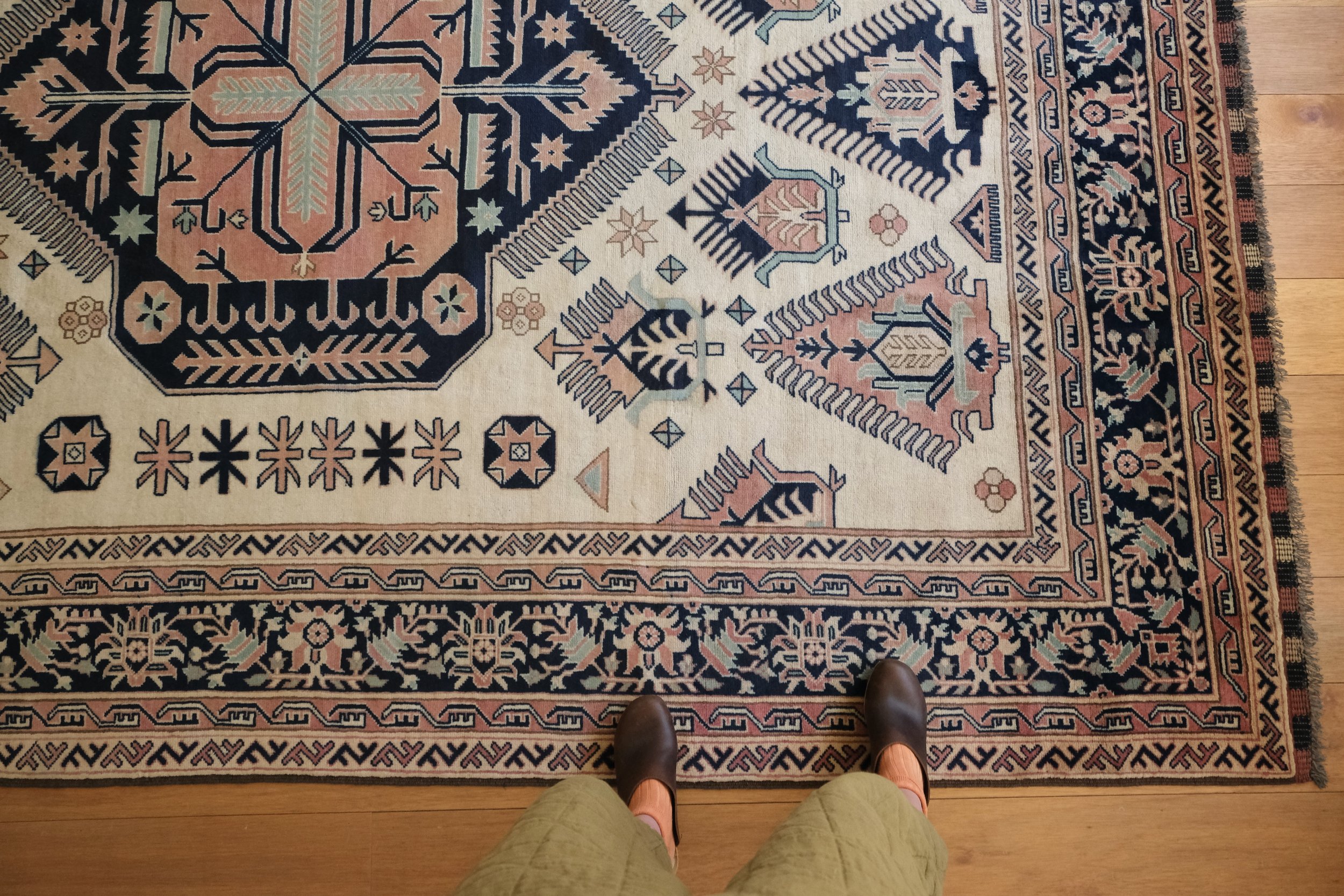 geometric area rug
