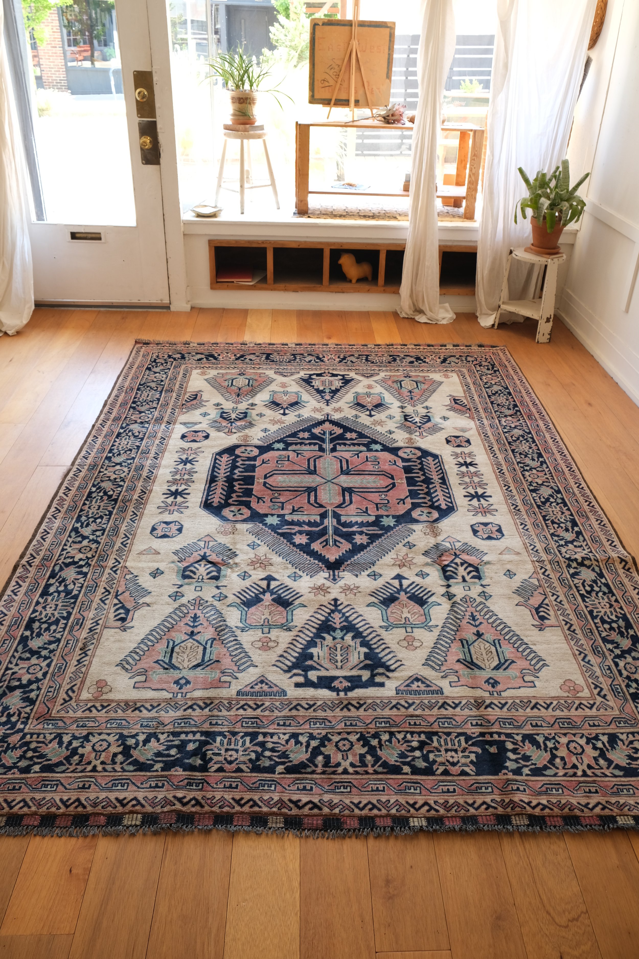 large vintage area rug