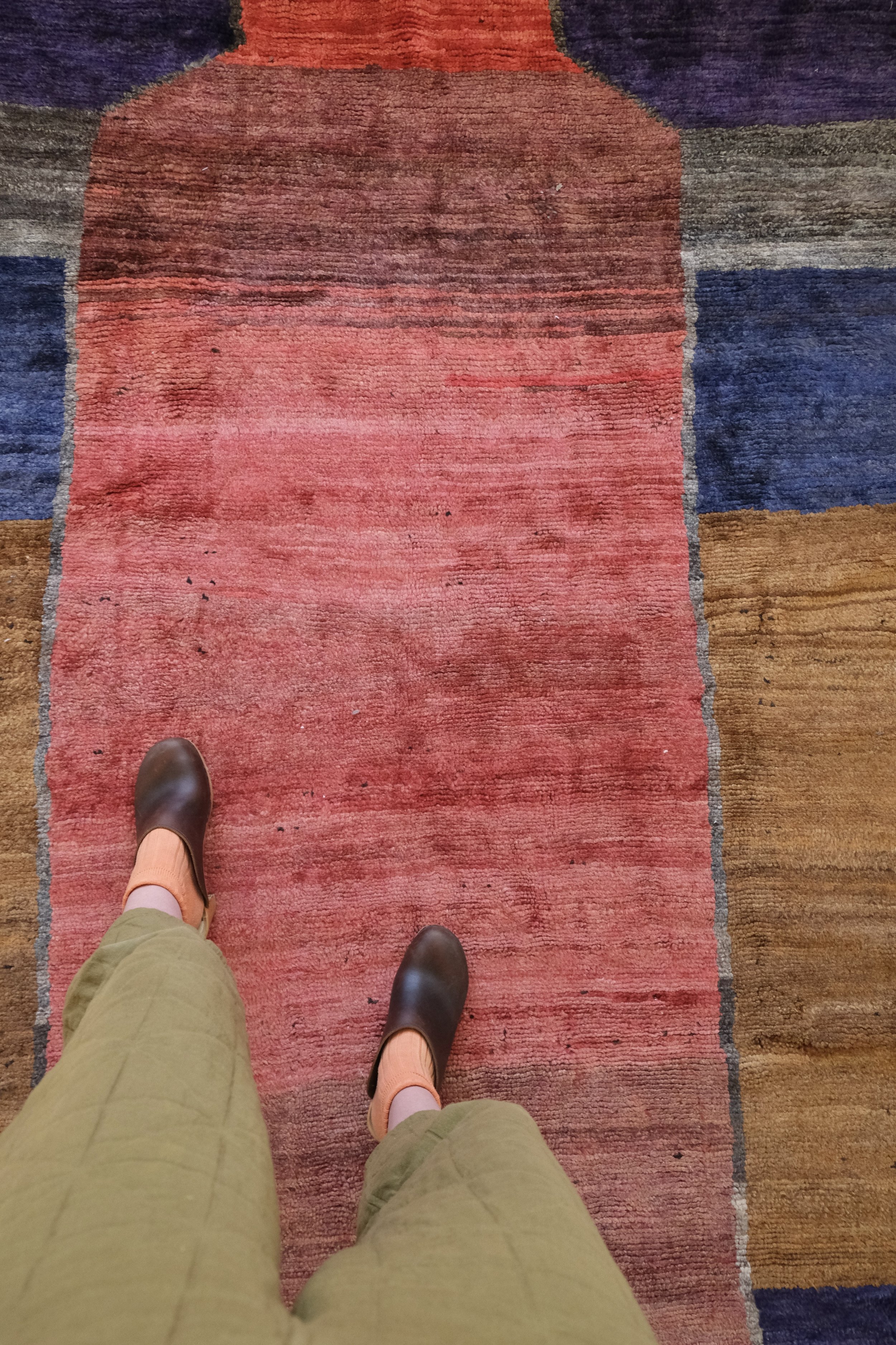 colorful vintage rug