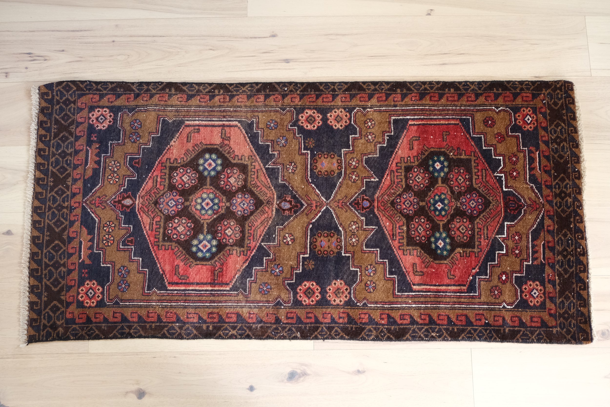 small vintage runner rug