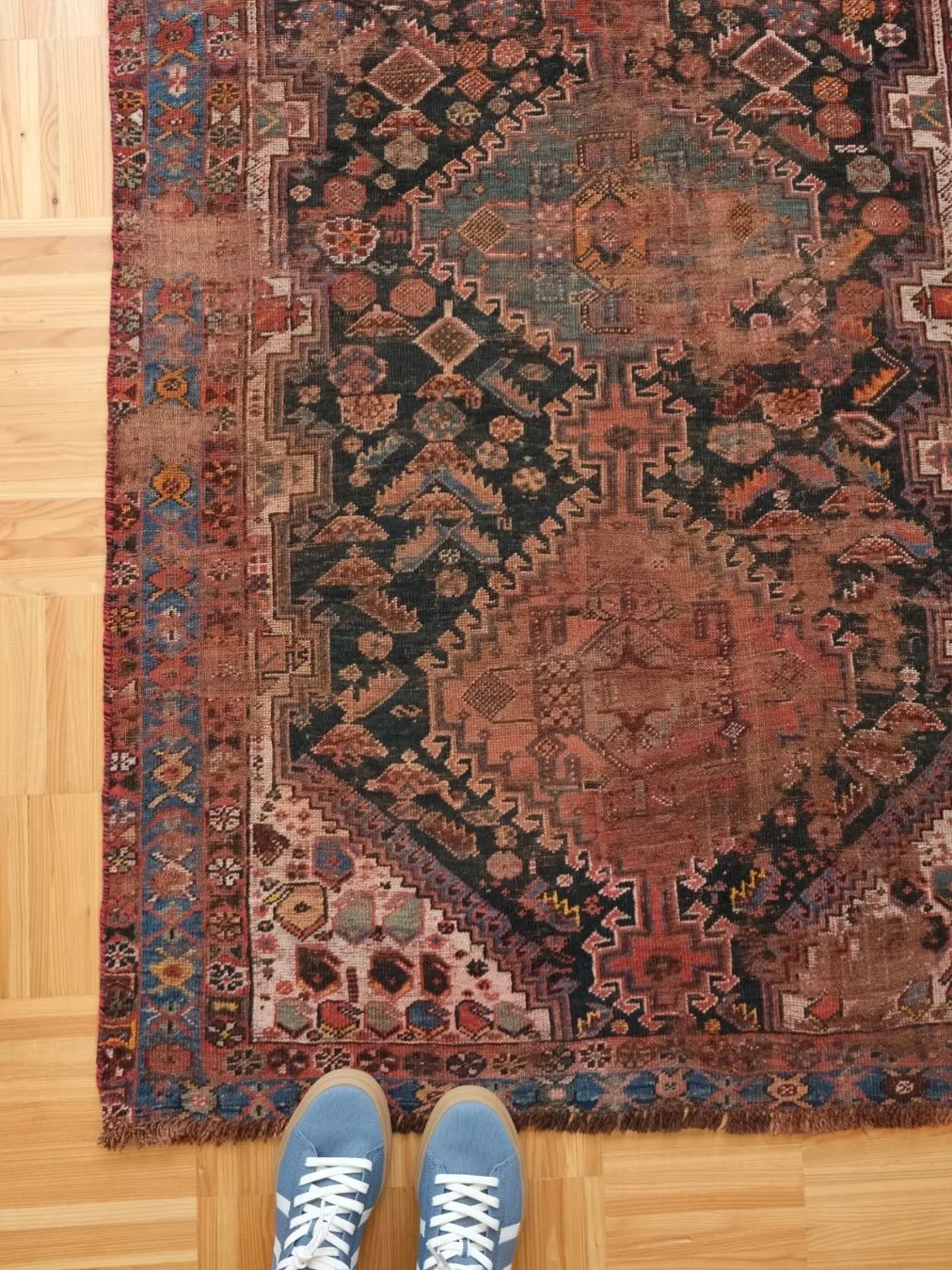 This may be one of our last sunny days in Portland so I&rsquo;m reminding you all to take your vintage rug outside for a sun bath! 
It is so easy to do and a perfect way to give your vintage a quick refresh a few times a year. All you have to do is t