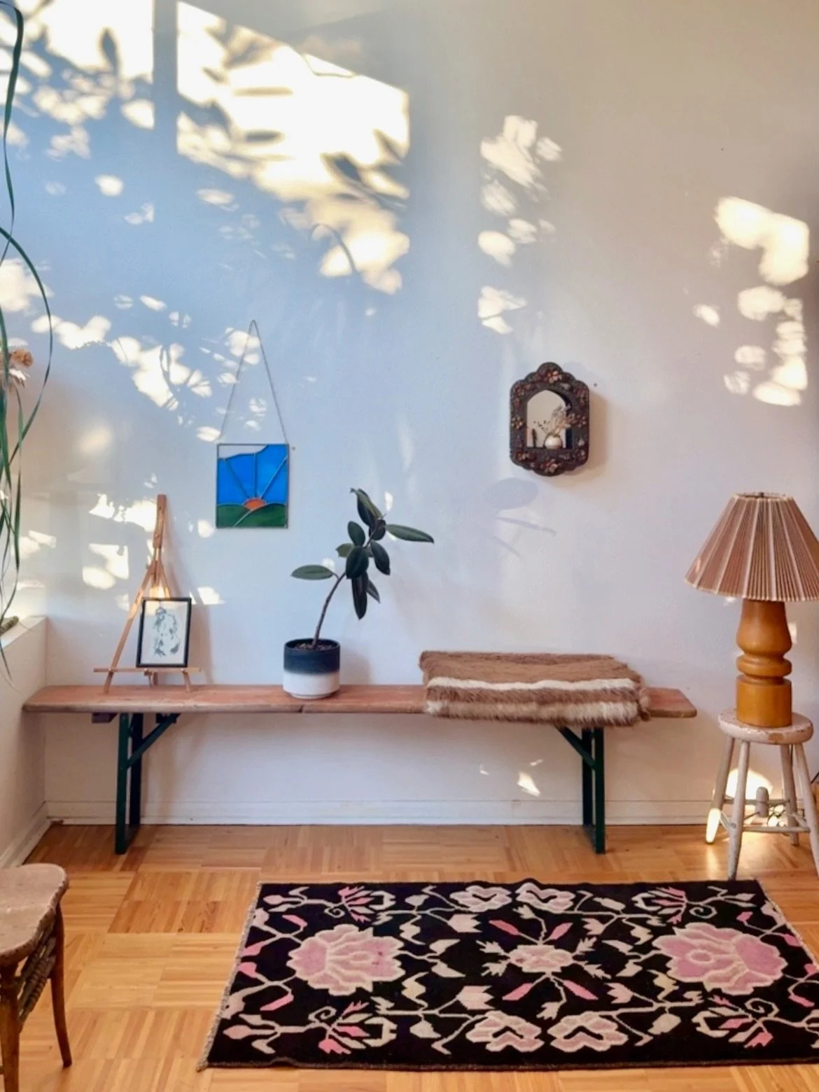 A studio still life and a dreamy vintage Tibetan rug&hellip;