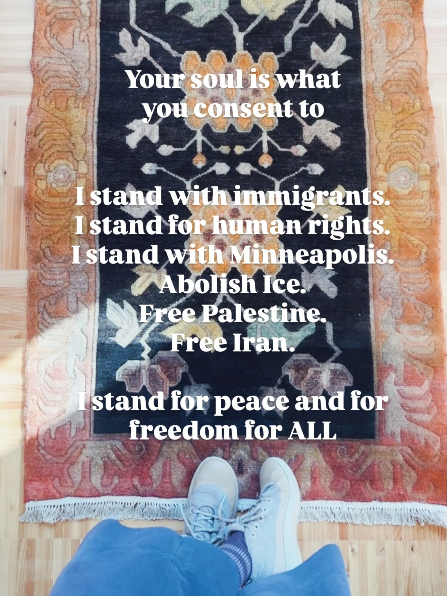 As a business, and as a person, just so you know 🕊️

We indeed do have a lot of power, especially in the sense that we vote with our dollars. Now more than ever, it&rsquo;s so important to be aware of the values of the institutions where we choose t