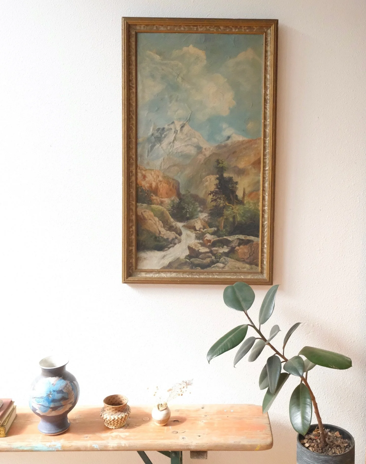 This weeks batch is all vintage Tibetan rugs and art&hellip; linked in stories now or head straight to the webshop! And come visit me at open studio hours Saturday, 10-1pm so I can unroll some of these beauties for you.