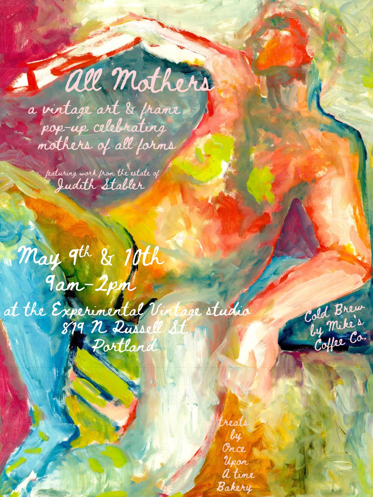 Mothers of all types and iterations, we see and celebrate  you! Join us for a very special pop-up on Mothers Day weekend where we&rsquo;ll be featuring art from the estate of Judith Stabler. There will be 100&rsquo;s of pieces of art to browse, over 
