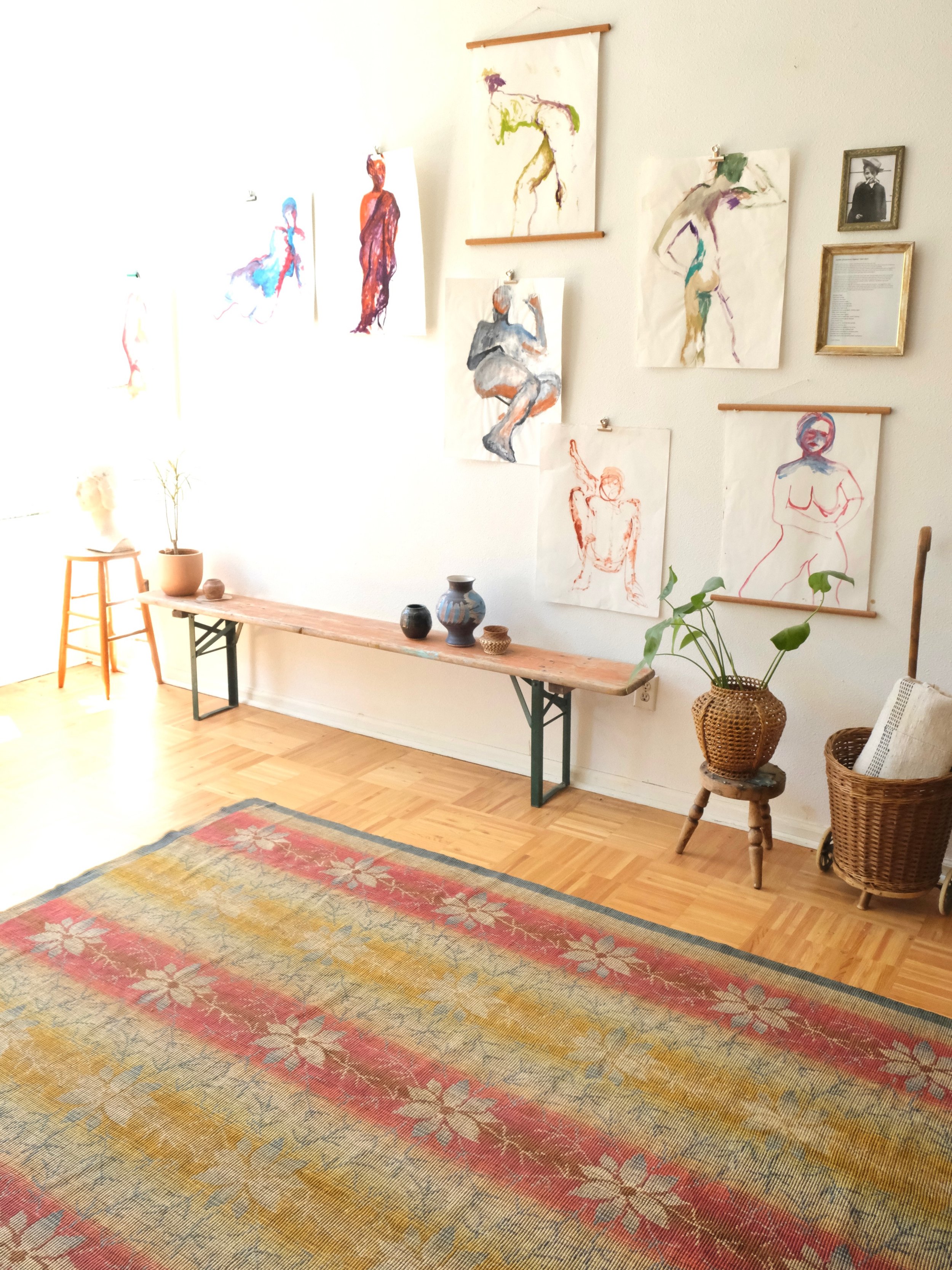 Fresh finds- art, homewares and of course vintage rugs just landed in the webshop! Swipe for a closer look and linked in stories now. The studio is open tomorrow, Saturday 10-1pm. 
Come by and say hi 👋