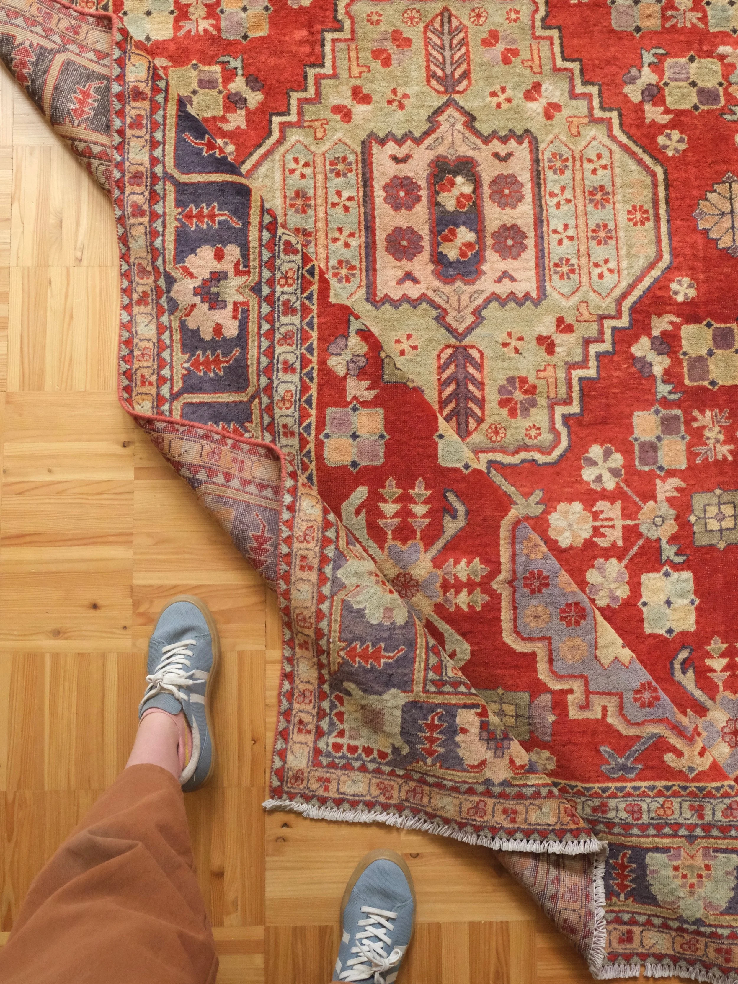 Finally- the shipment I have been waiting for landed and this week&rsquo;s batch is happy, full of color both bold and subtle and rugs both BIG and small&hellip;