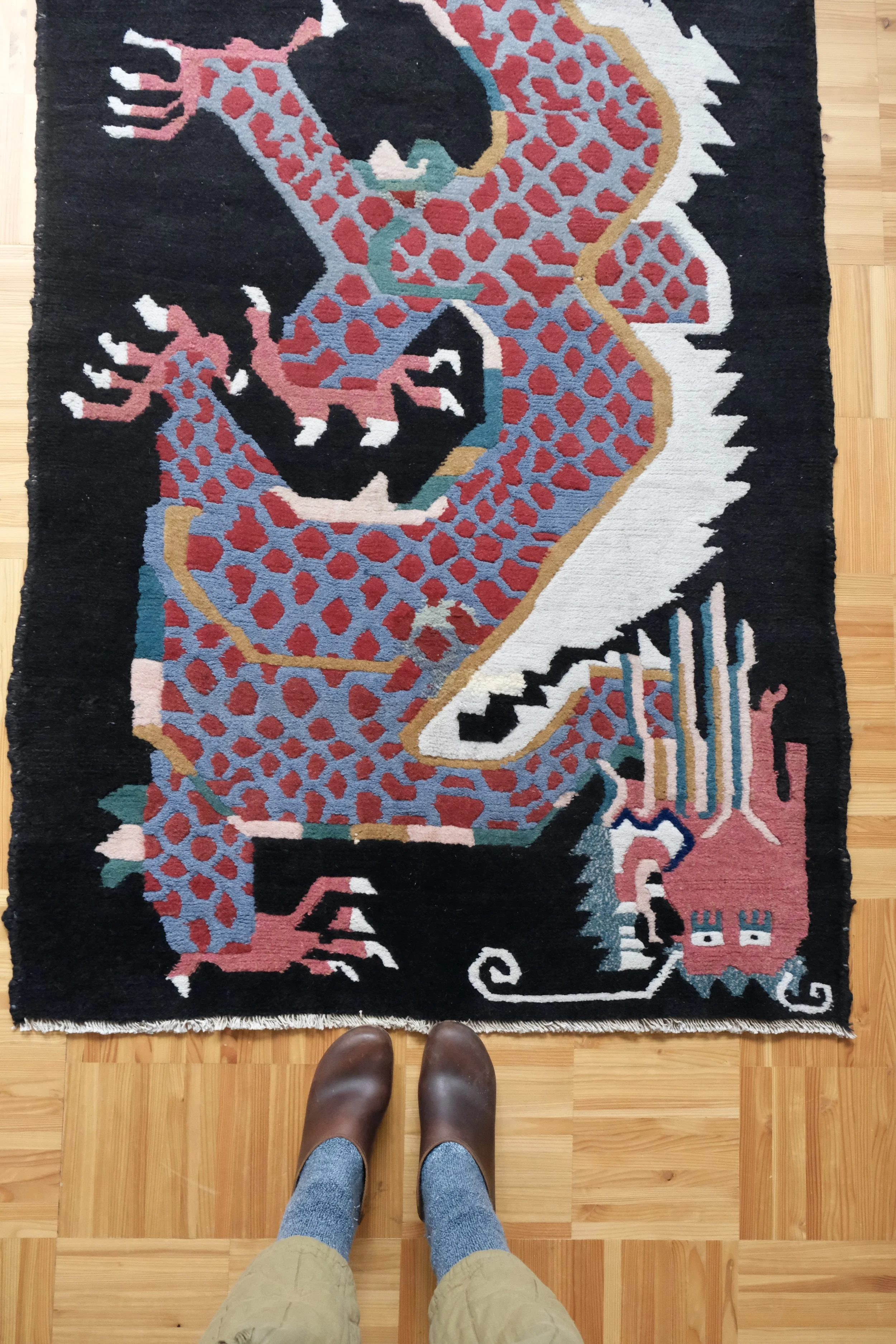 black dragon rug