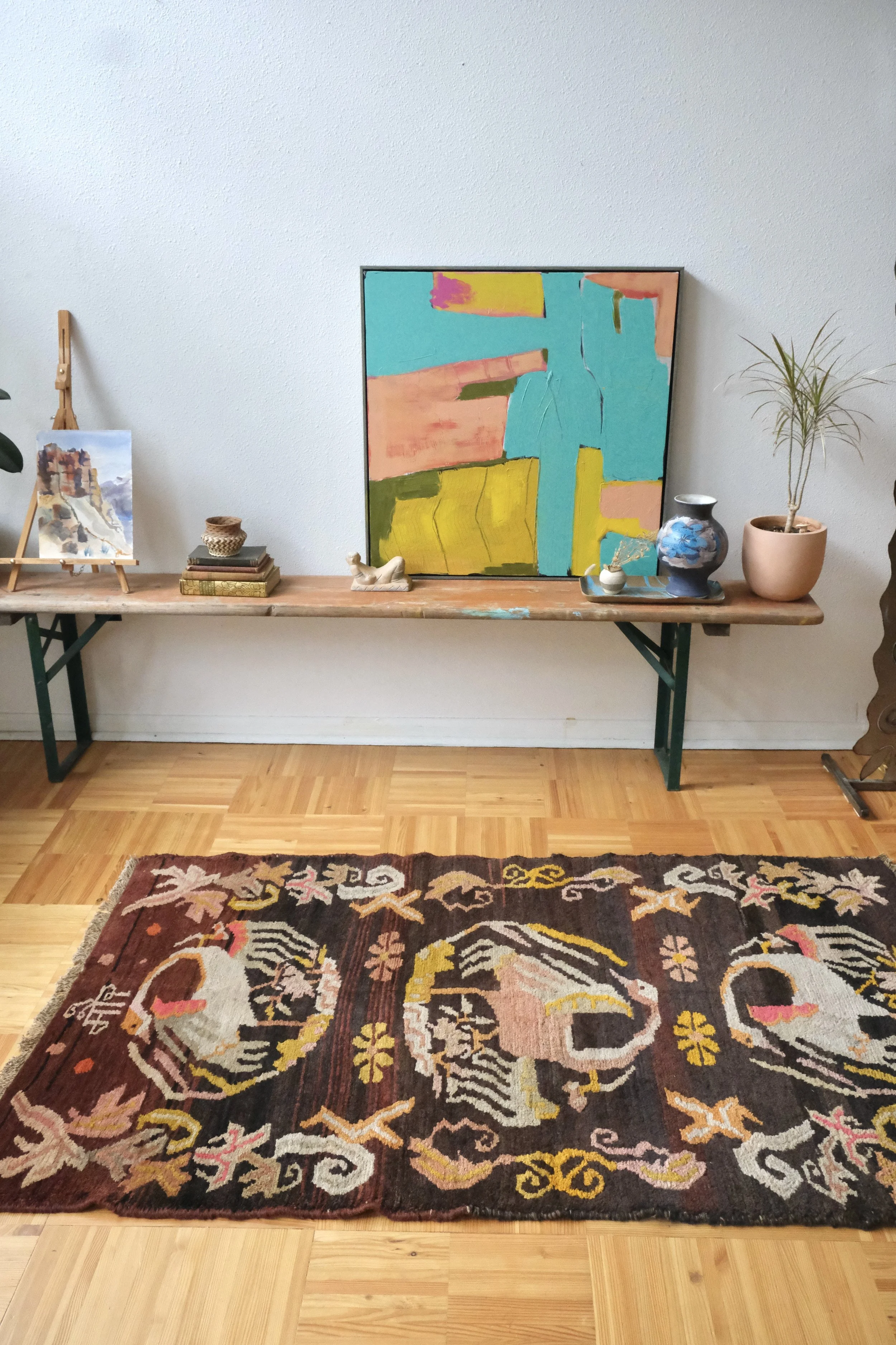 Tibetan bird rug
