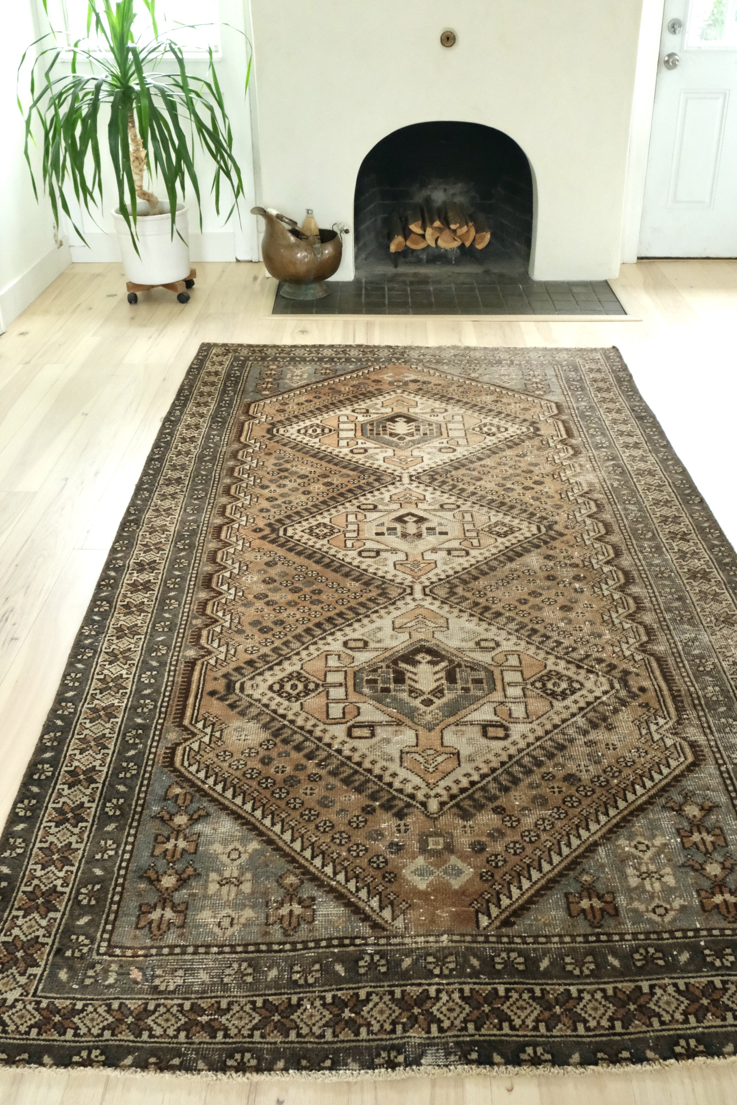 vintage Persian Shiraz rug