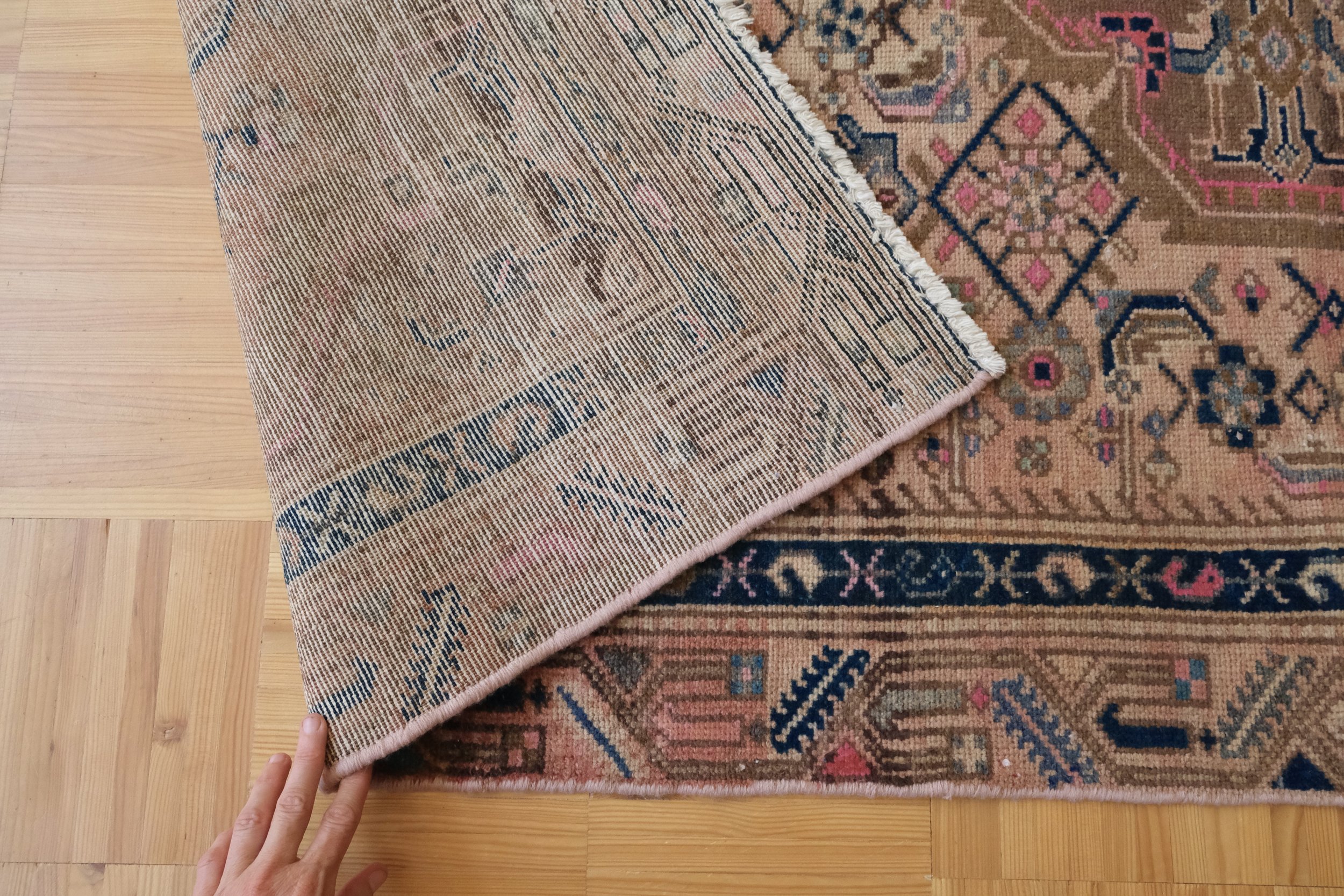 hand knotted wool