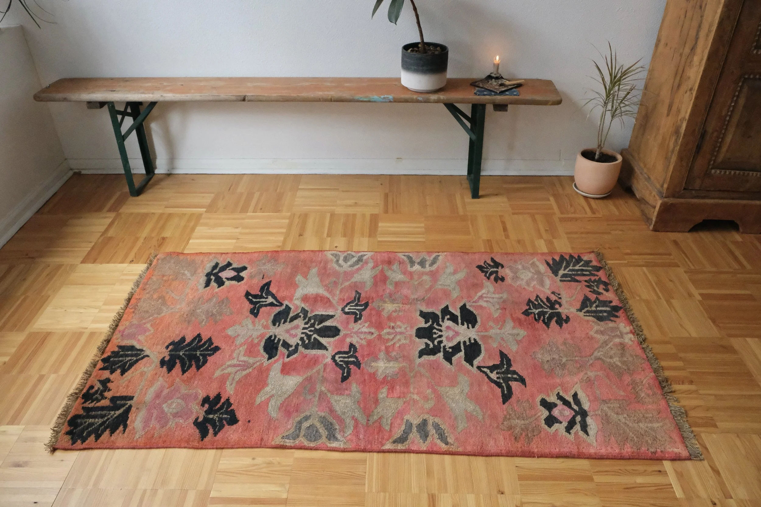 vintage Tibetan rug
