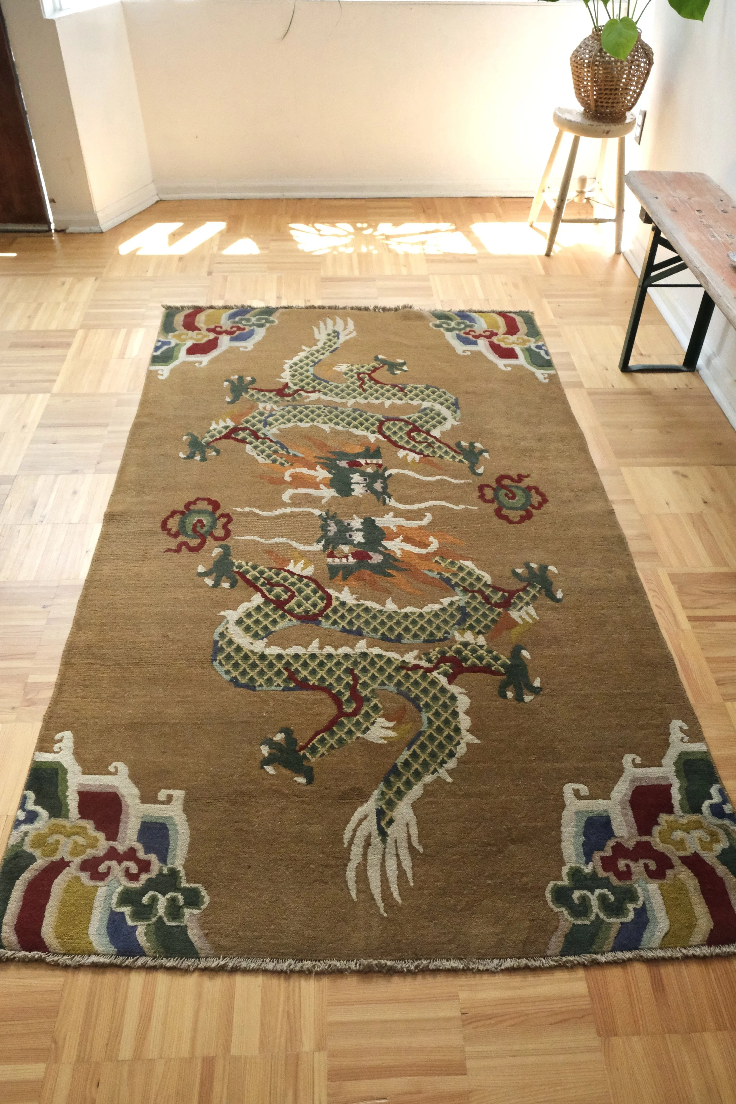 vintage Tibetan rugs