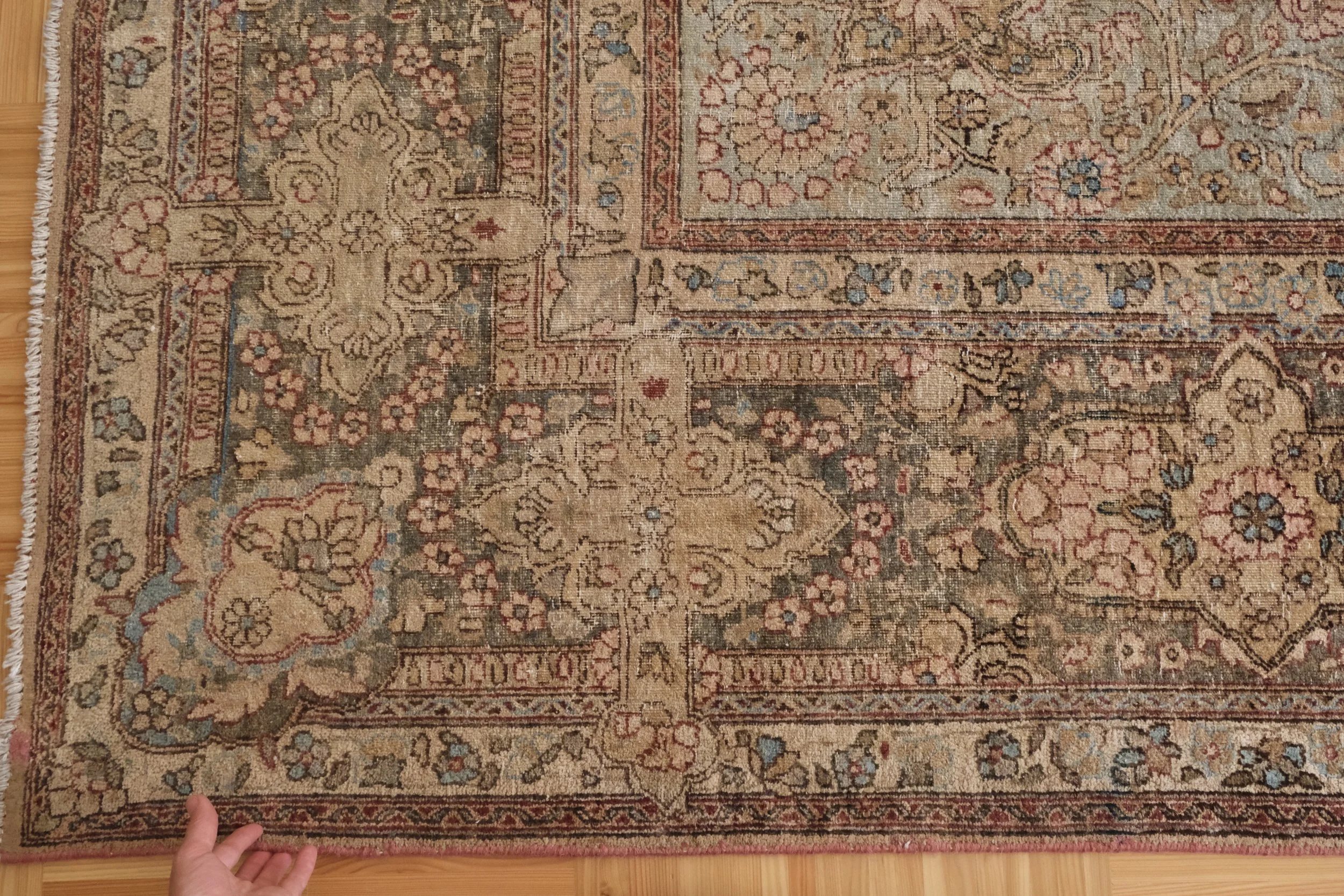 antique Persian Kerman rugs