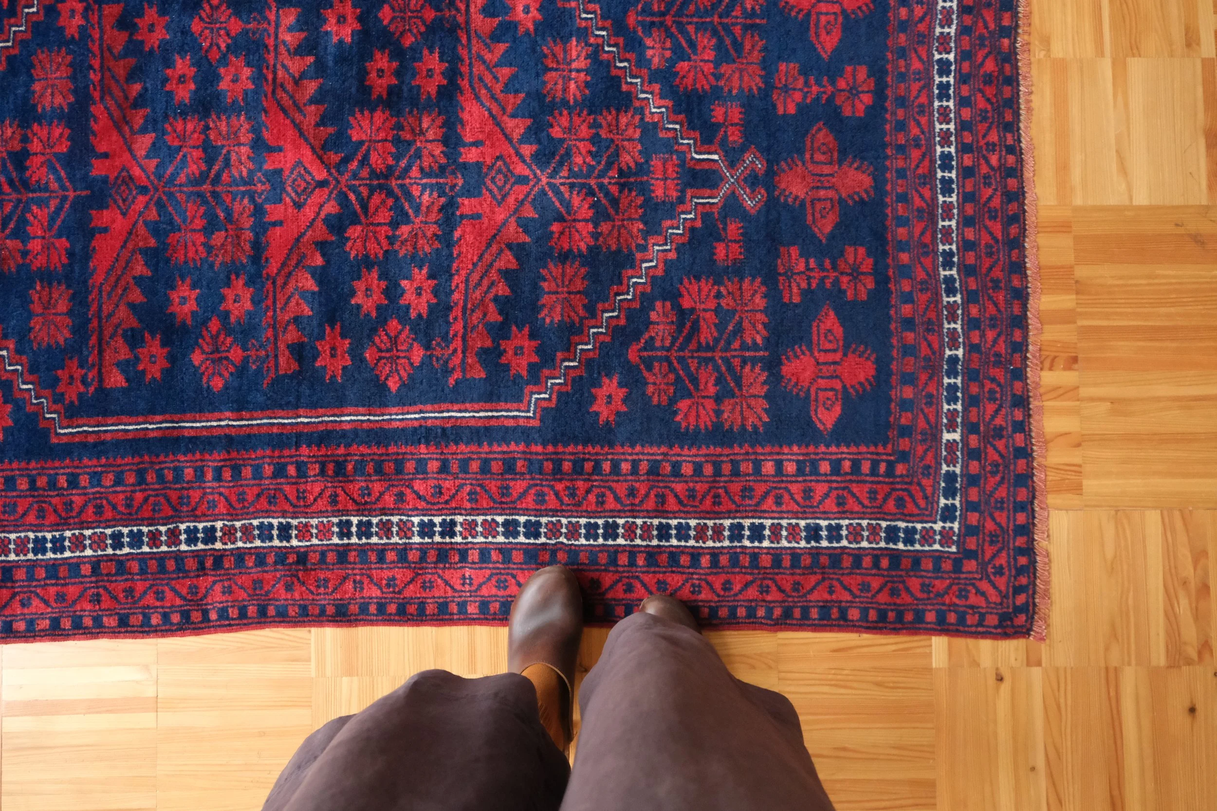 vintage Turkish rug, 6'0"x3'10"