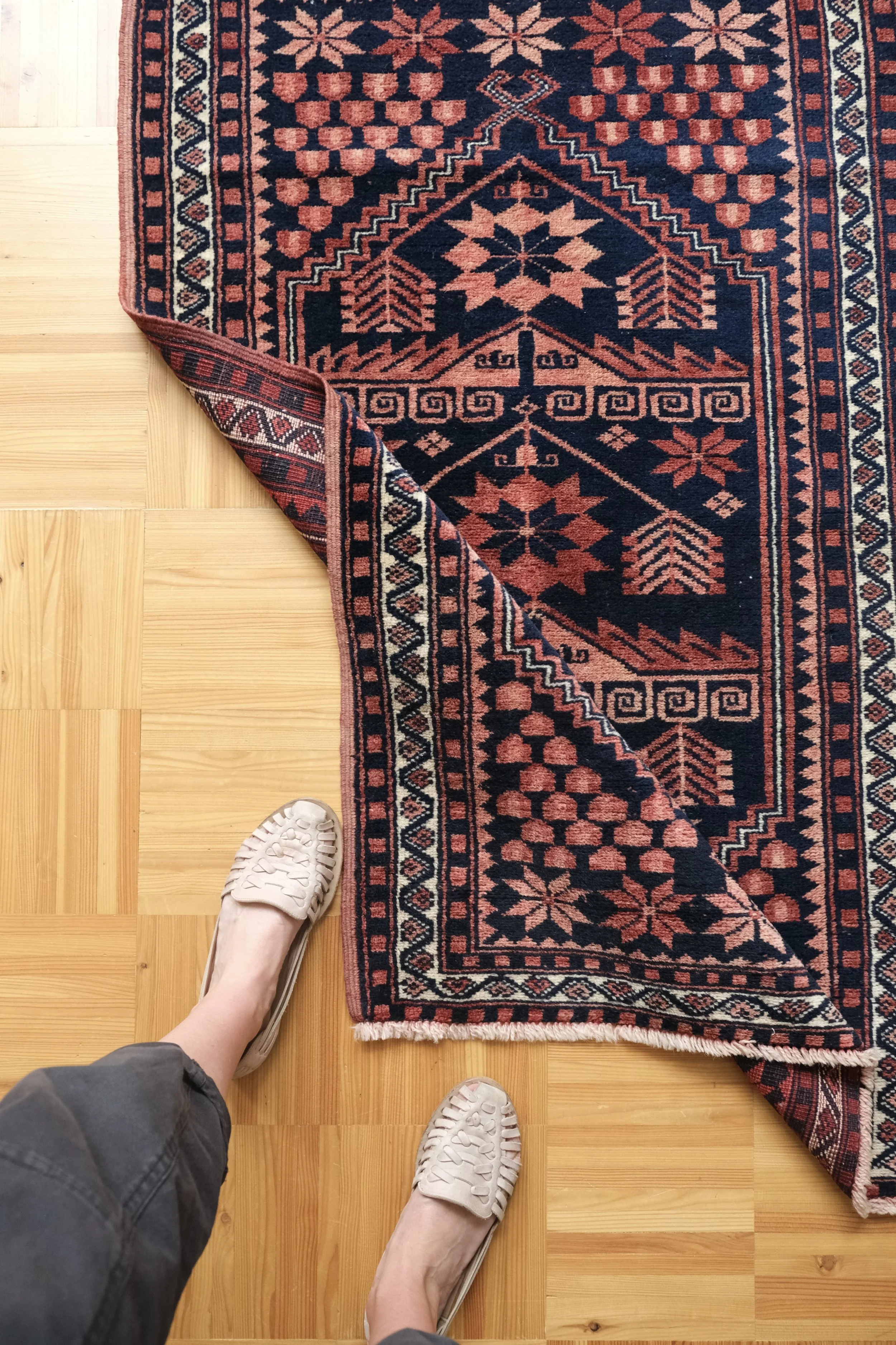 can you use a vintage rug as a doormat?