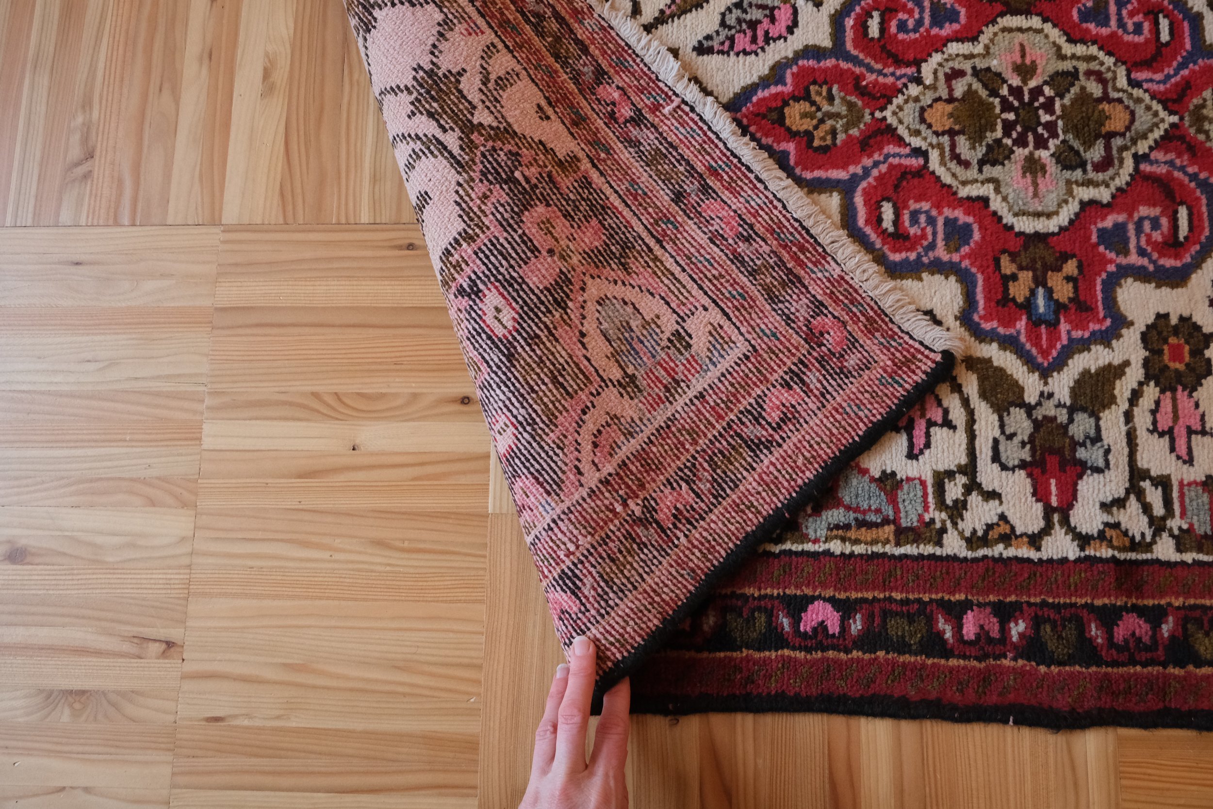 hand knotted washable rugs