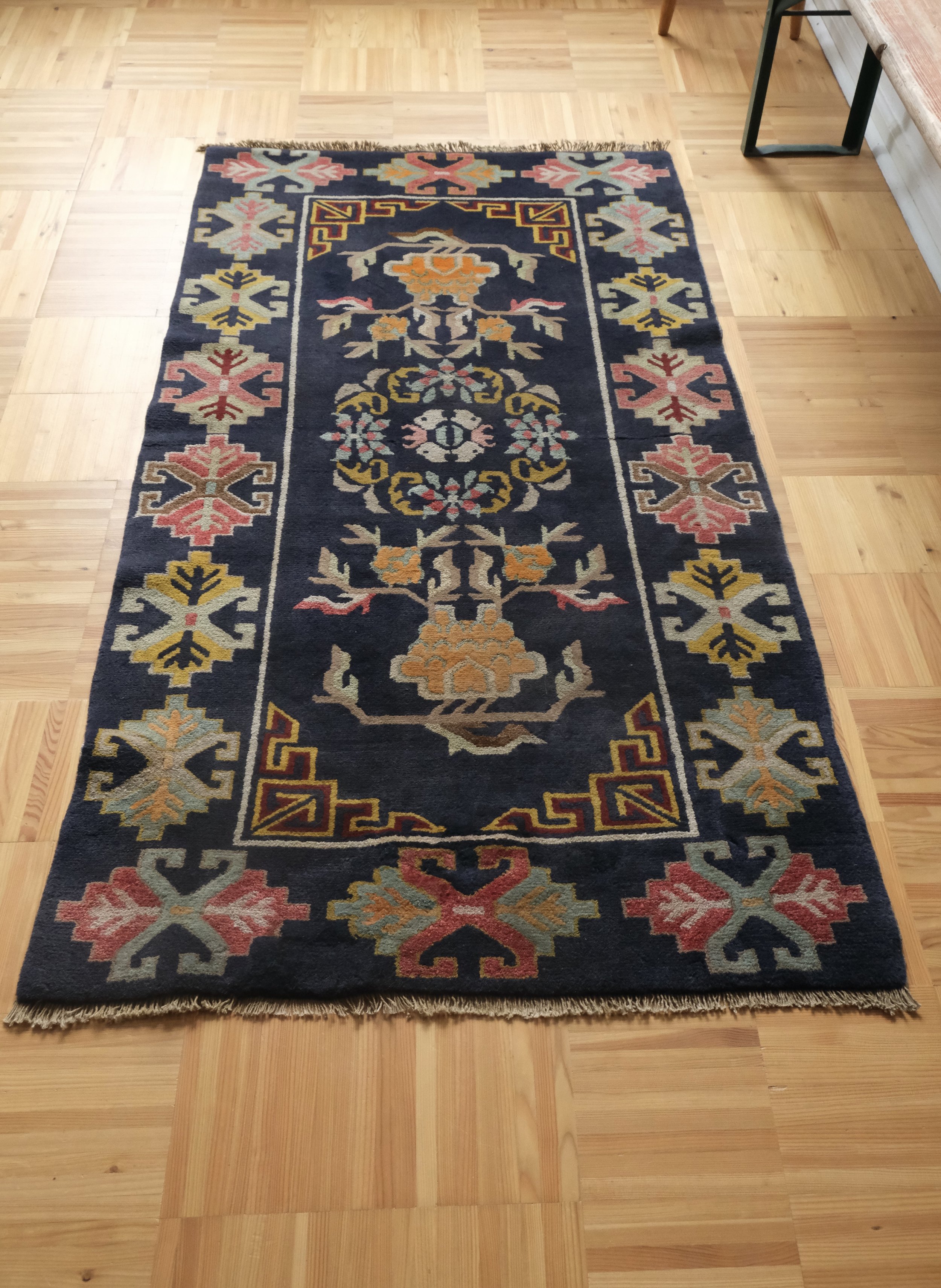 vintage rugs as doormats