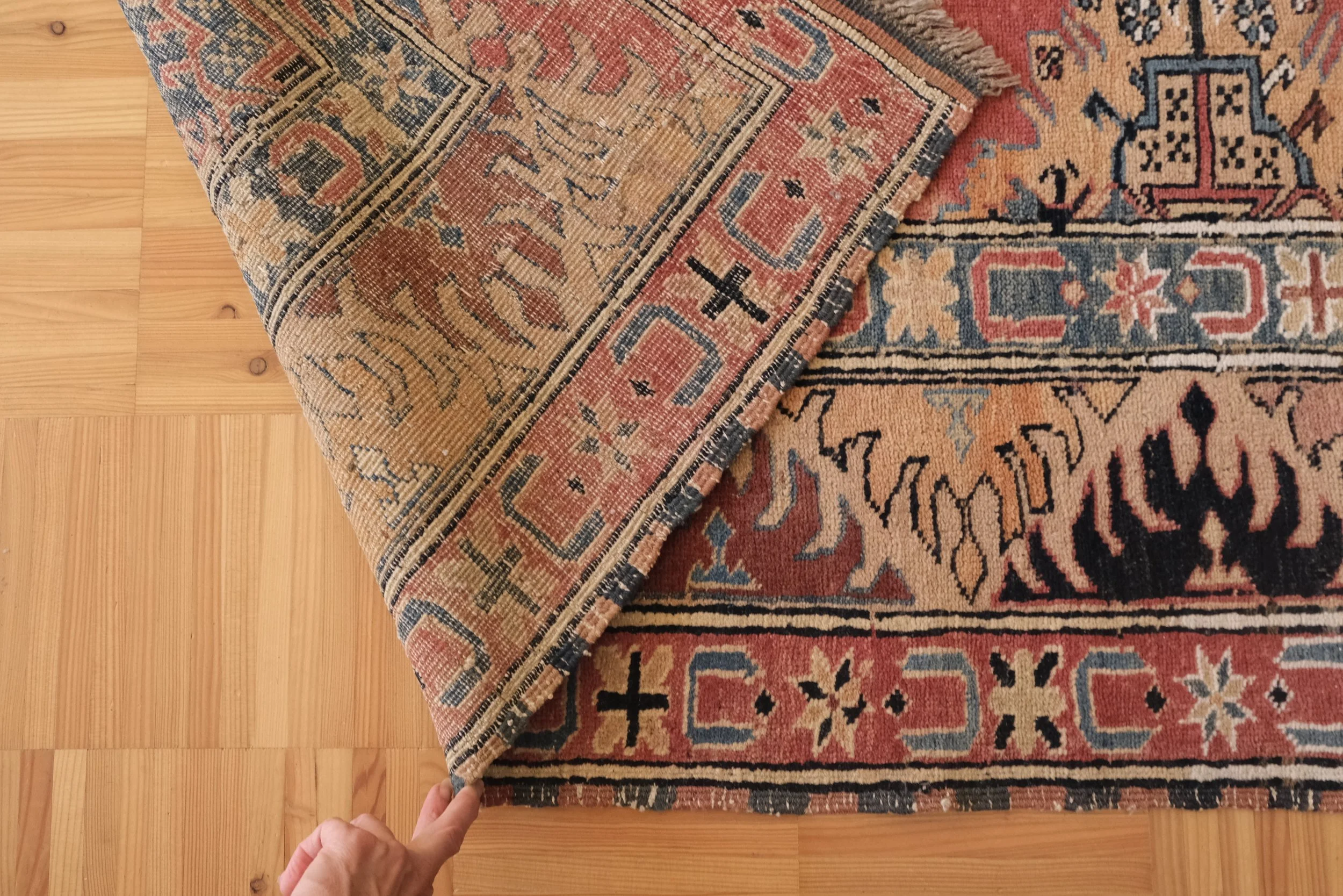 hand knotted wool
