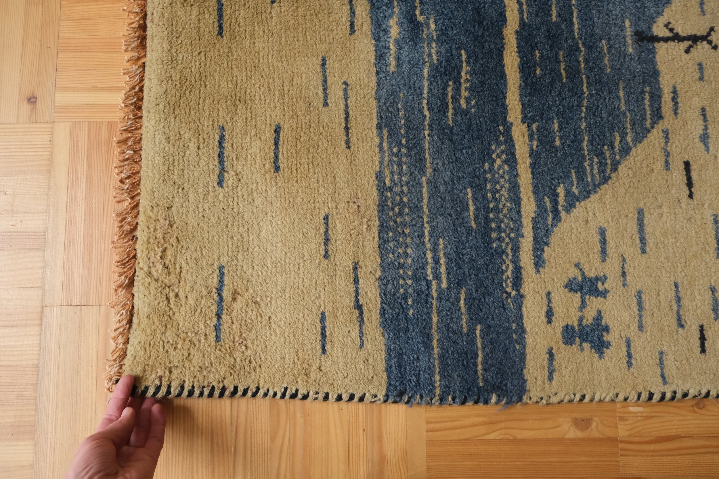 vintage Indian Gabbeh rug