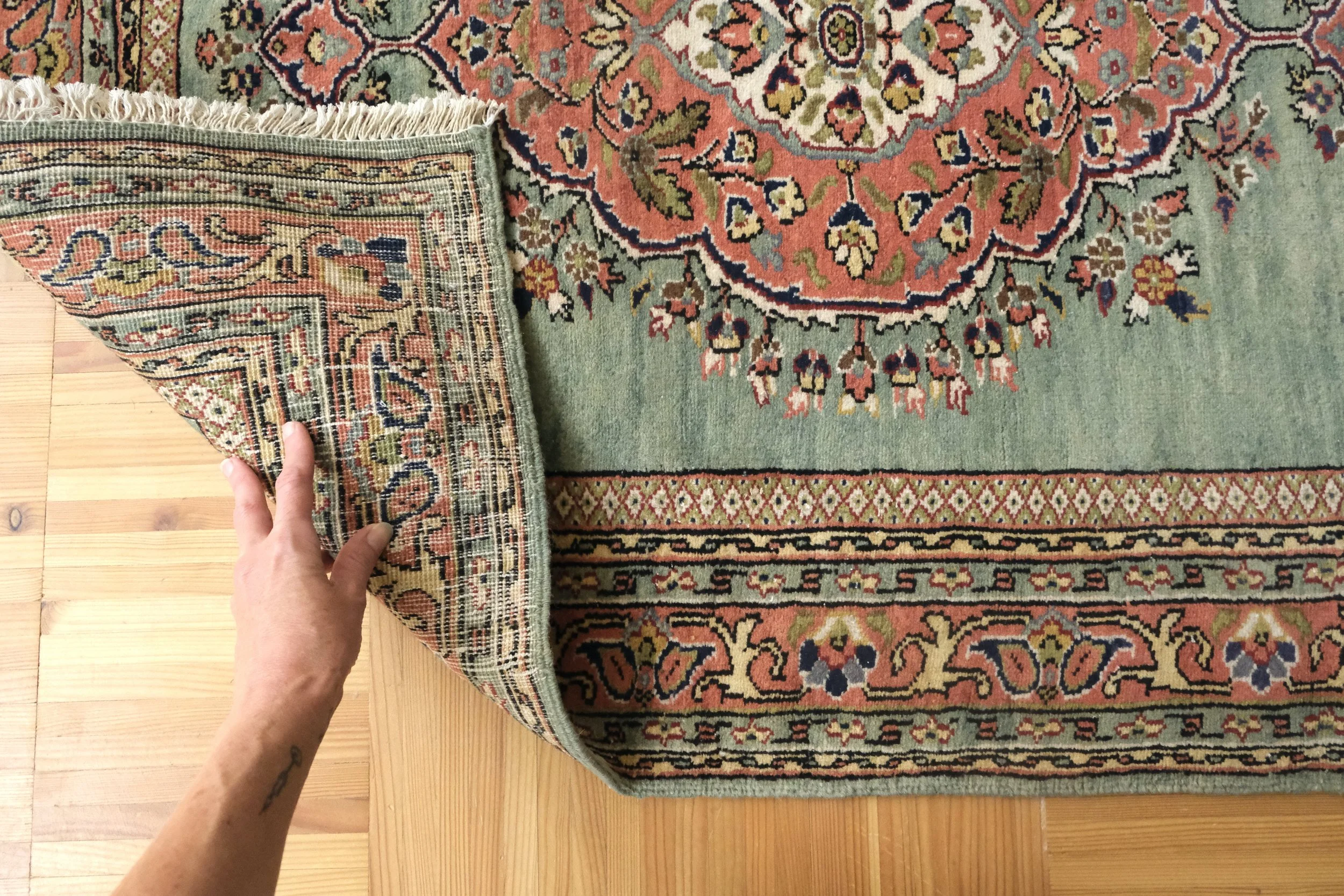 green rugs