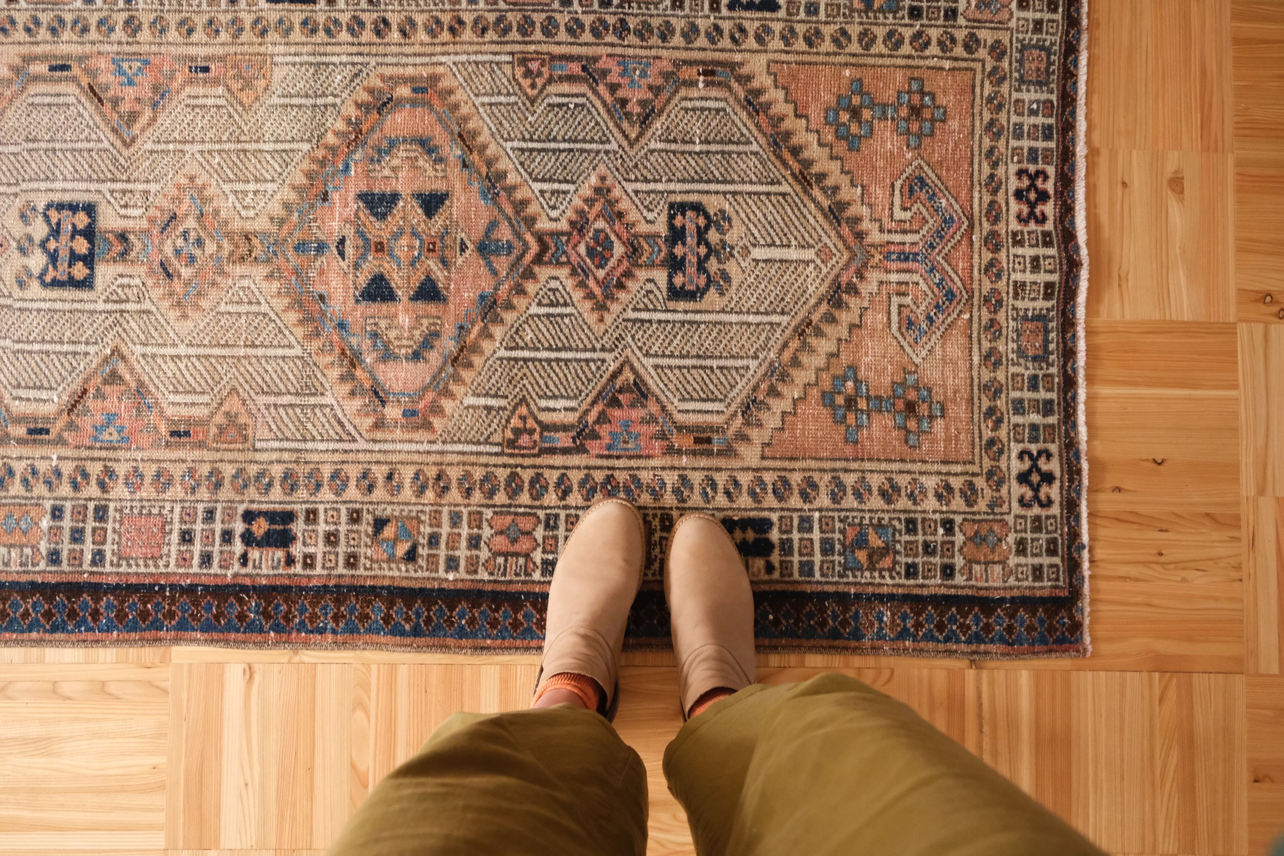 vintage turkish runner rug
