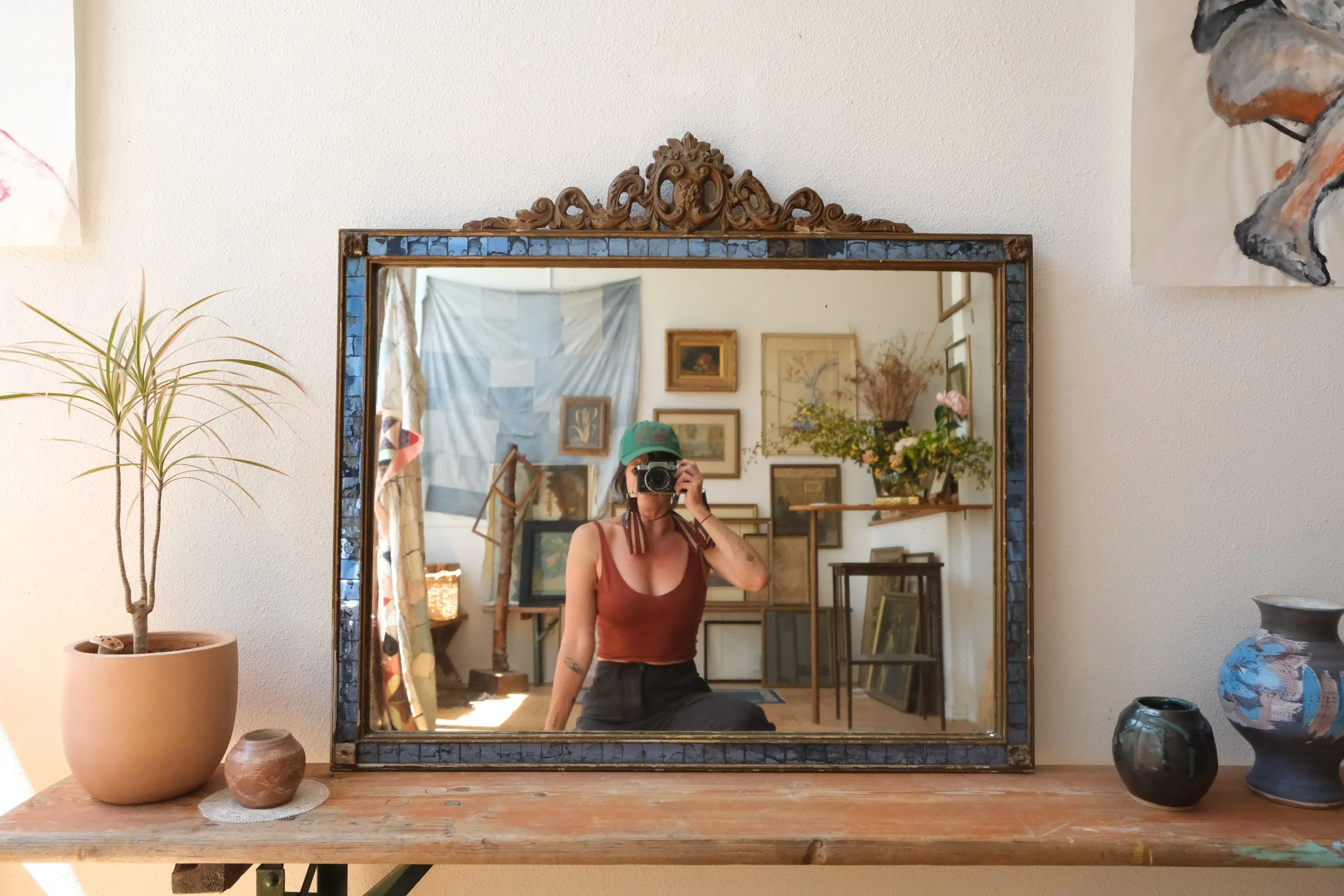 antique edwardian mirrors